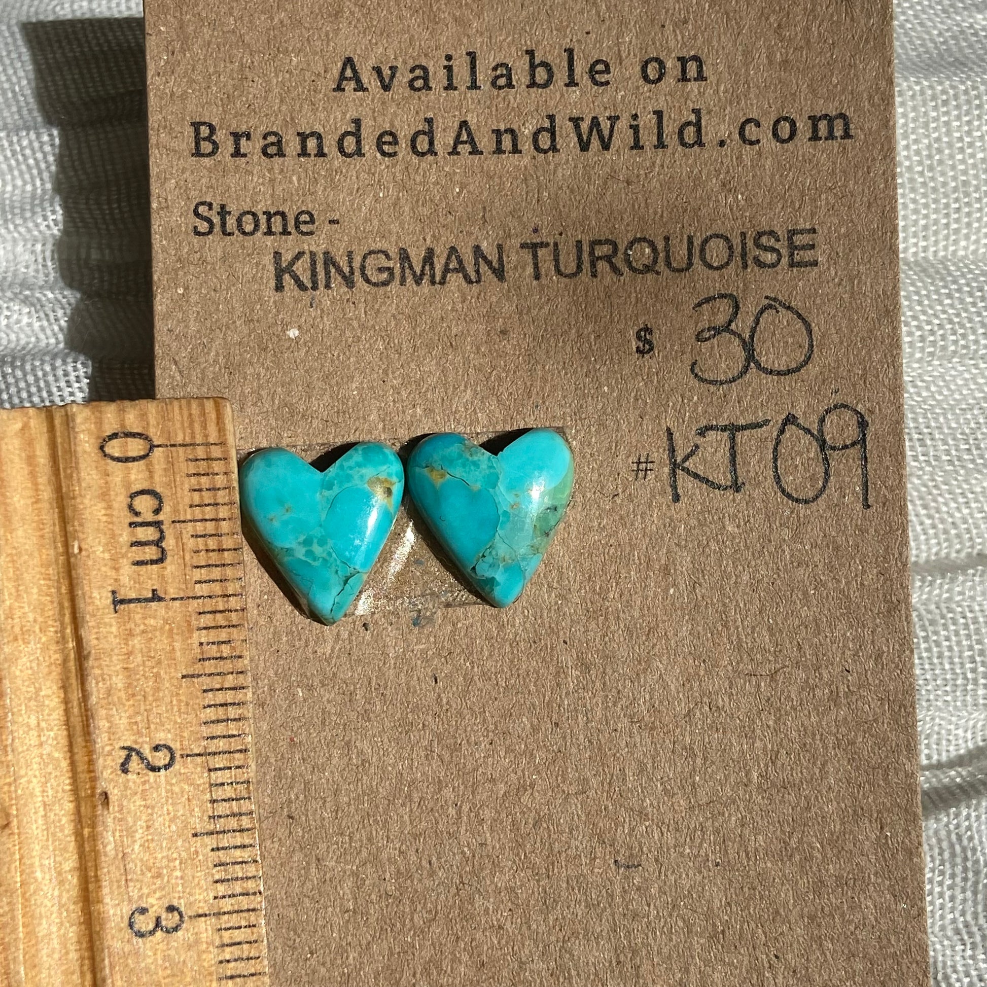 Kingman Turquoise Cabochon - KT09 A3FD00B6-4F72-46B7-8D84-081DC37533F3 Brandedandwild.com