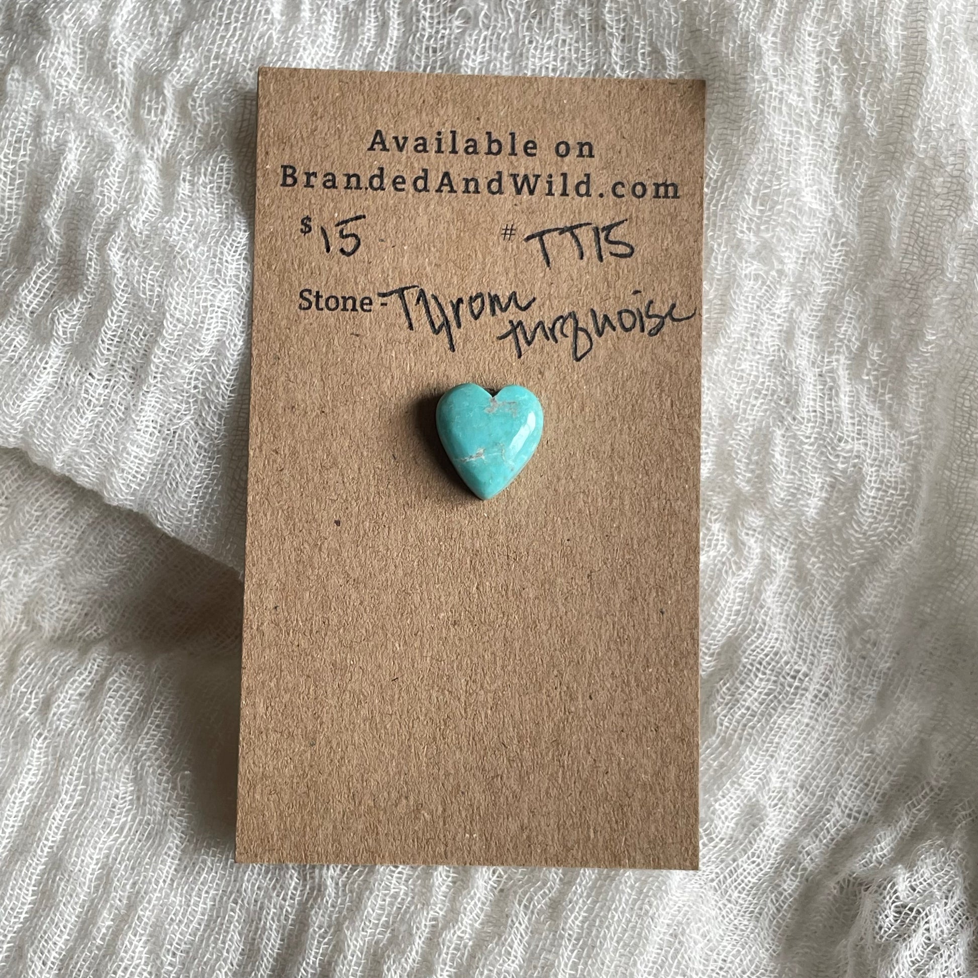 Tyrone Turquoise Cabochon - TT15 A431AFF7-73F0-40FC-B46F-27470D607CC7 Brandedandwild.com