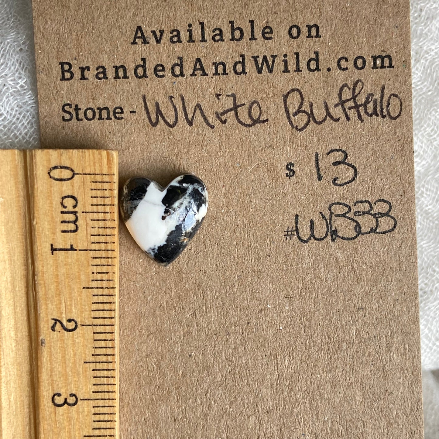 White Buffalo Cabochon - WB33