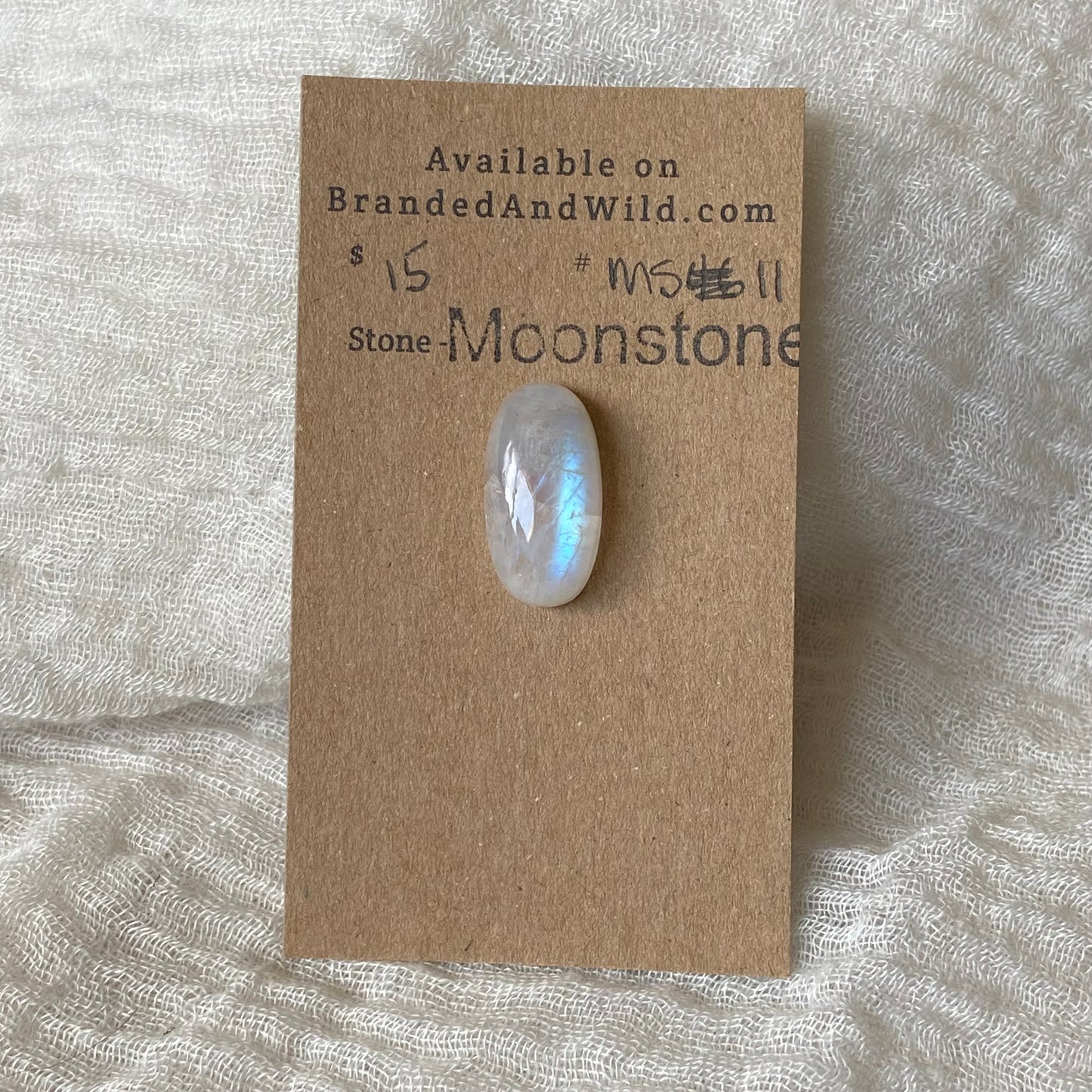 Moonstone cabochon - MS11 A45D10FF-C90C-498B-9654-B188C037FD2B Brandedandwild.com