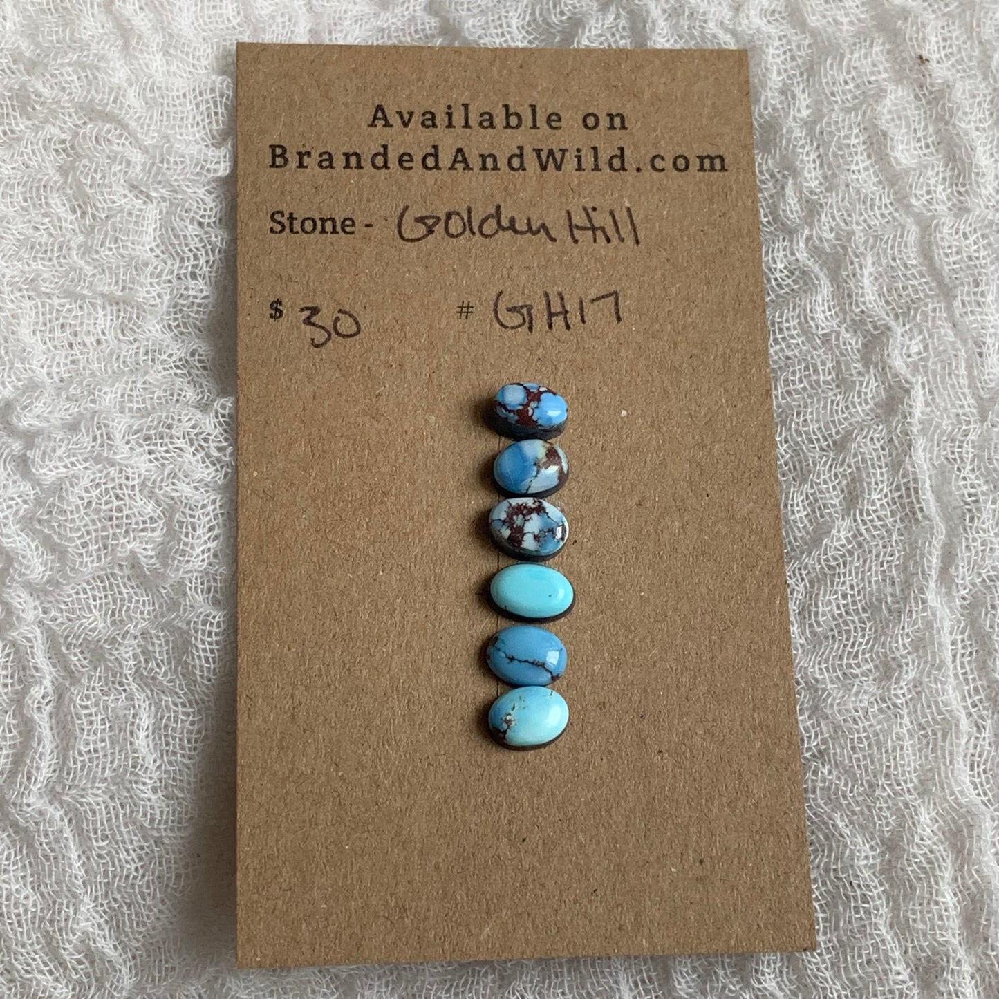 Golden Hill Turquoise Cabochon - GH17