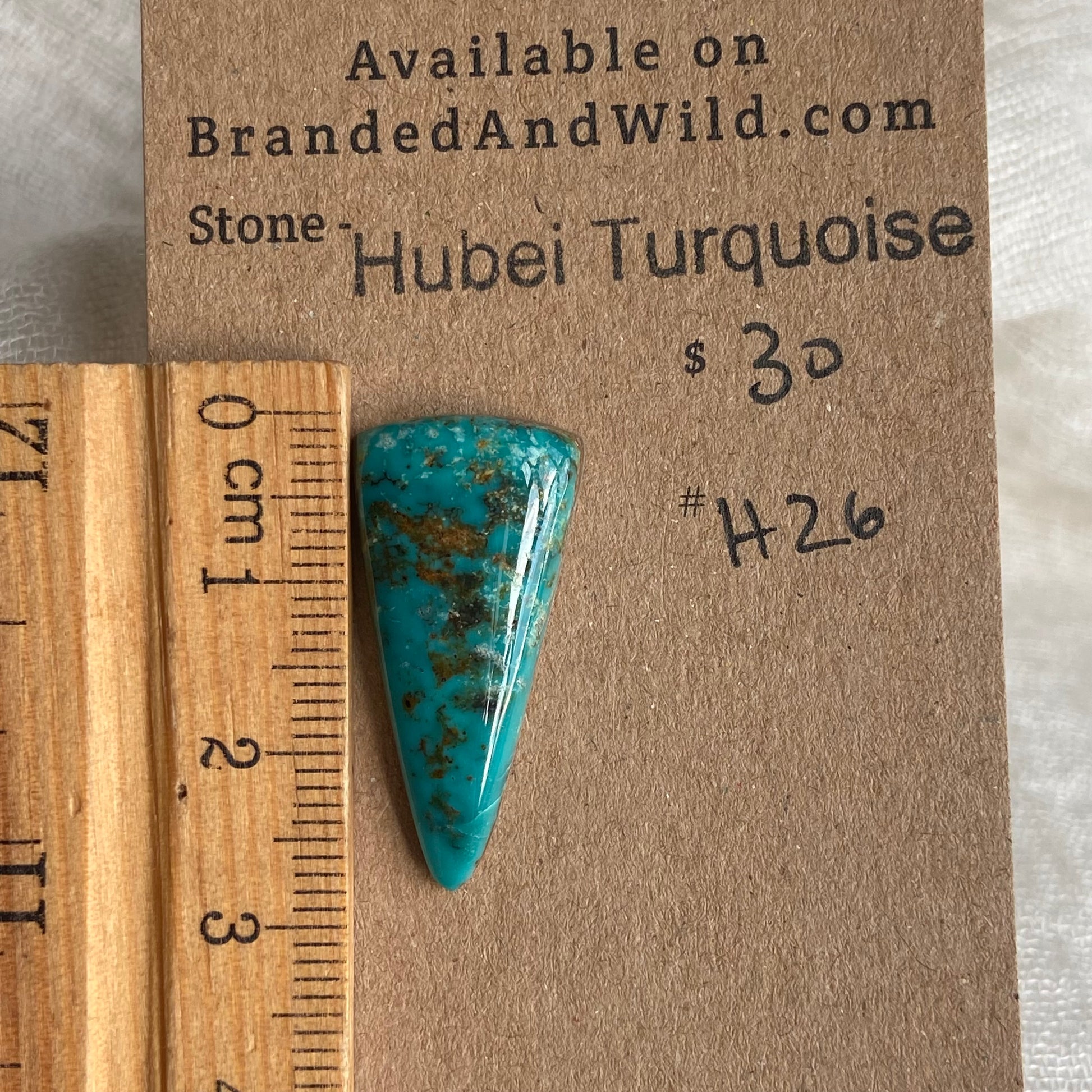 Hubei Turquoise Cabochon - H26 A4716104-CDF1-4145-AFD2-8656FB64D123 Brandedandwild.com