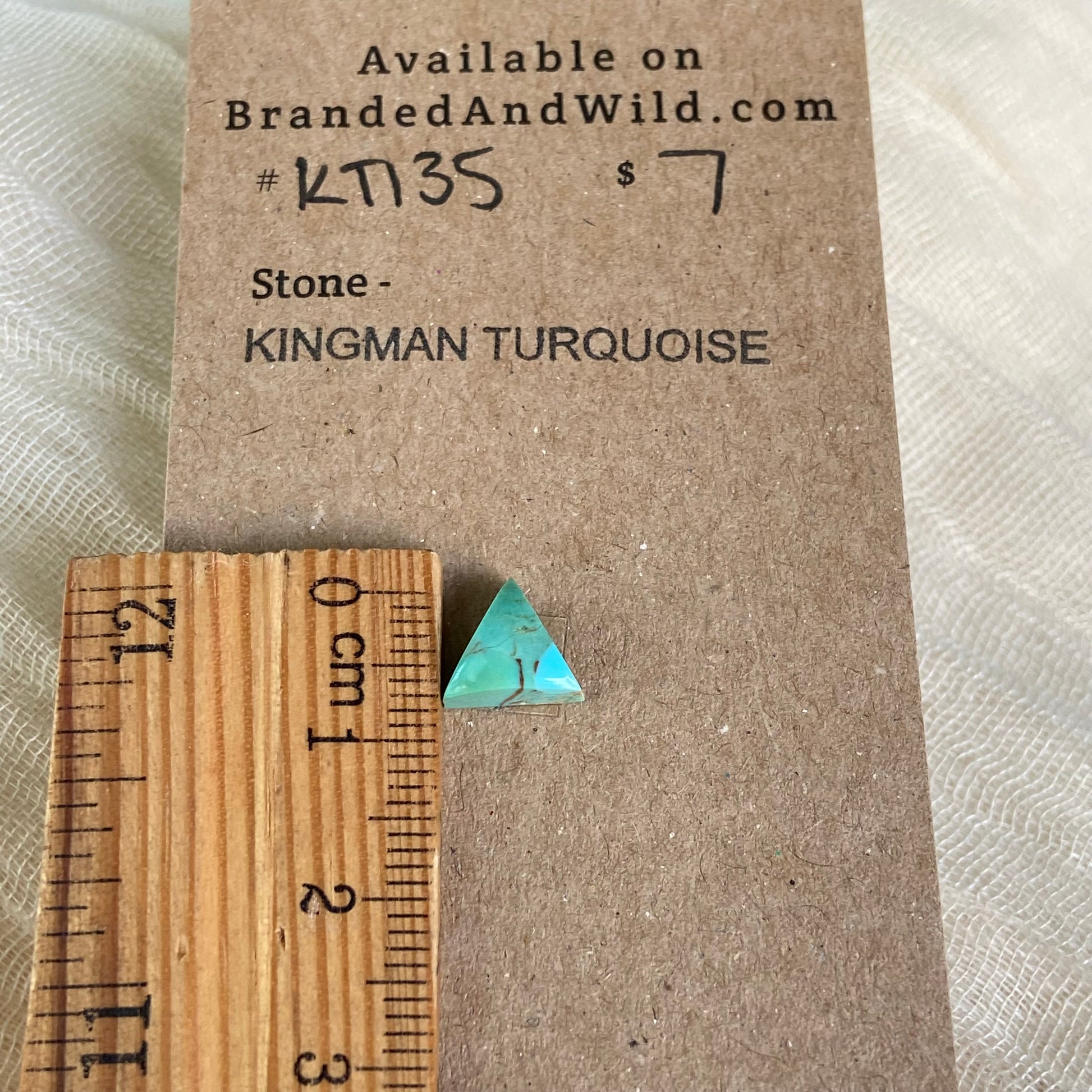 Kingman Turquoise Cabochon - KT135 A47547D3-9358-468A-8FD3-C7628FAF1C3B Brandedandwild.com