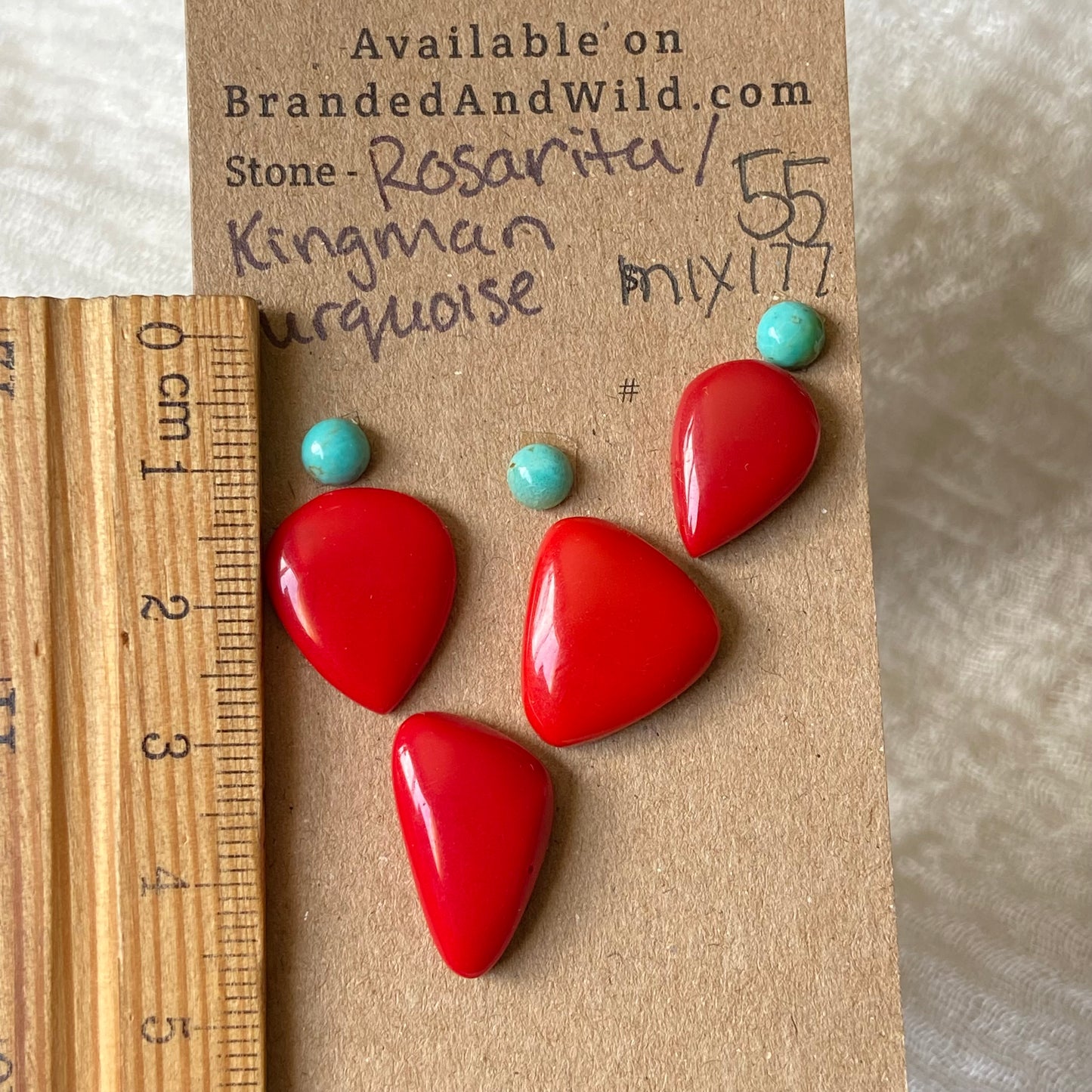 Kingman / Rosarita Cabochon - Mix177 A48D650E-92DD-4F9C-A9E1-7B8A933C2F9F Brandedandwild.com