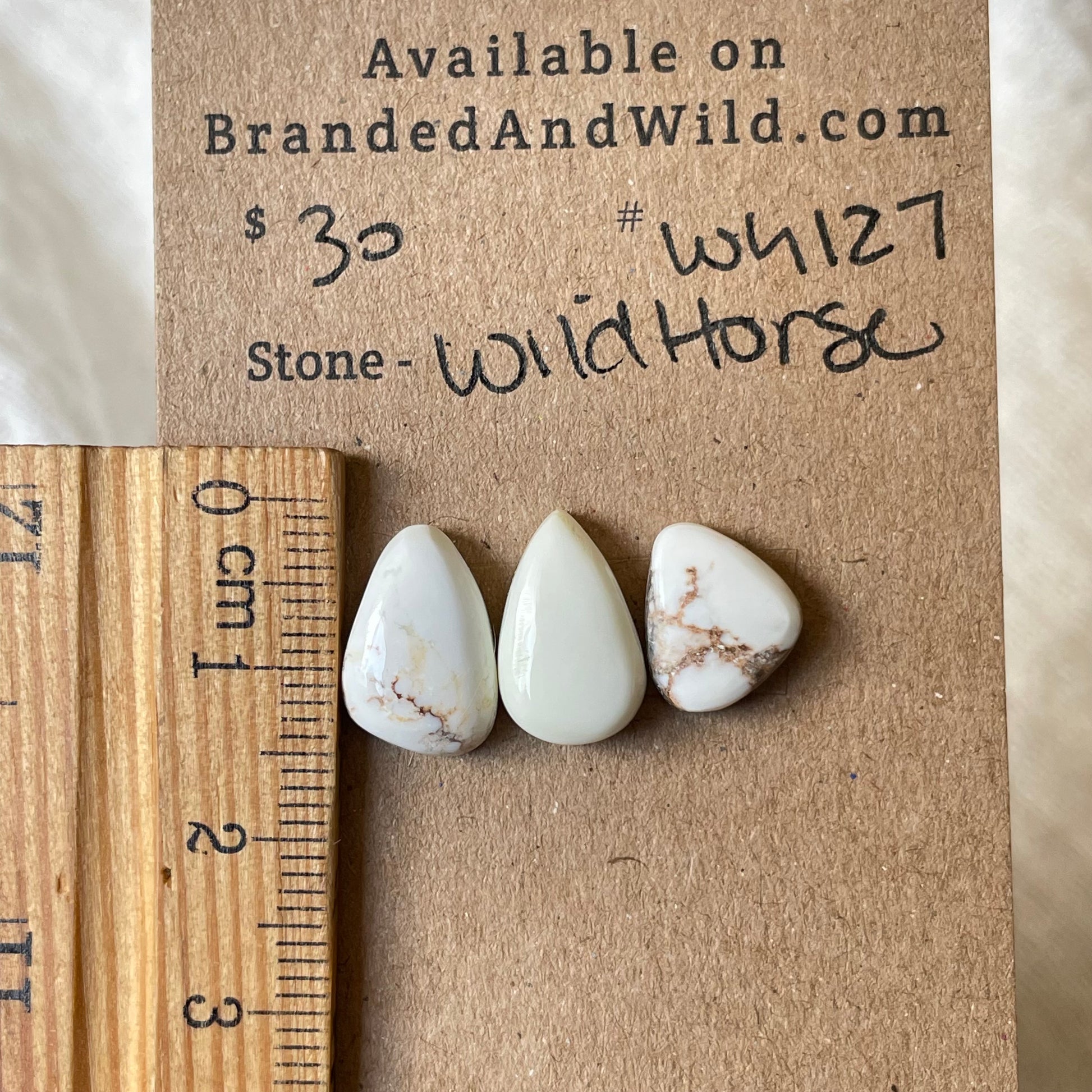 Wild Horse Cabochon - WH127 A4A0EC9F-06D6-40A9-A2B2-4248C8A9DC88 Brandedandwild.com