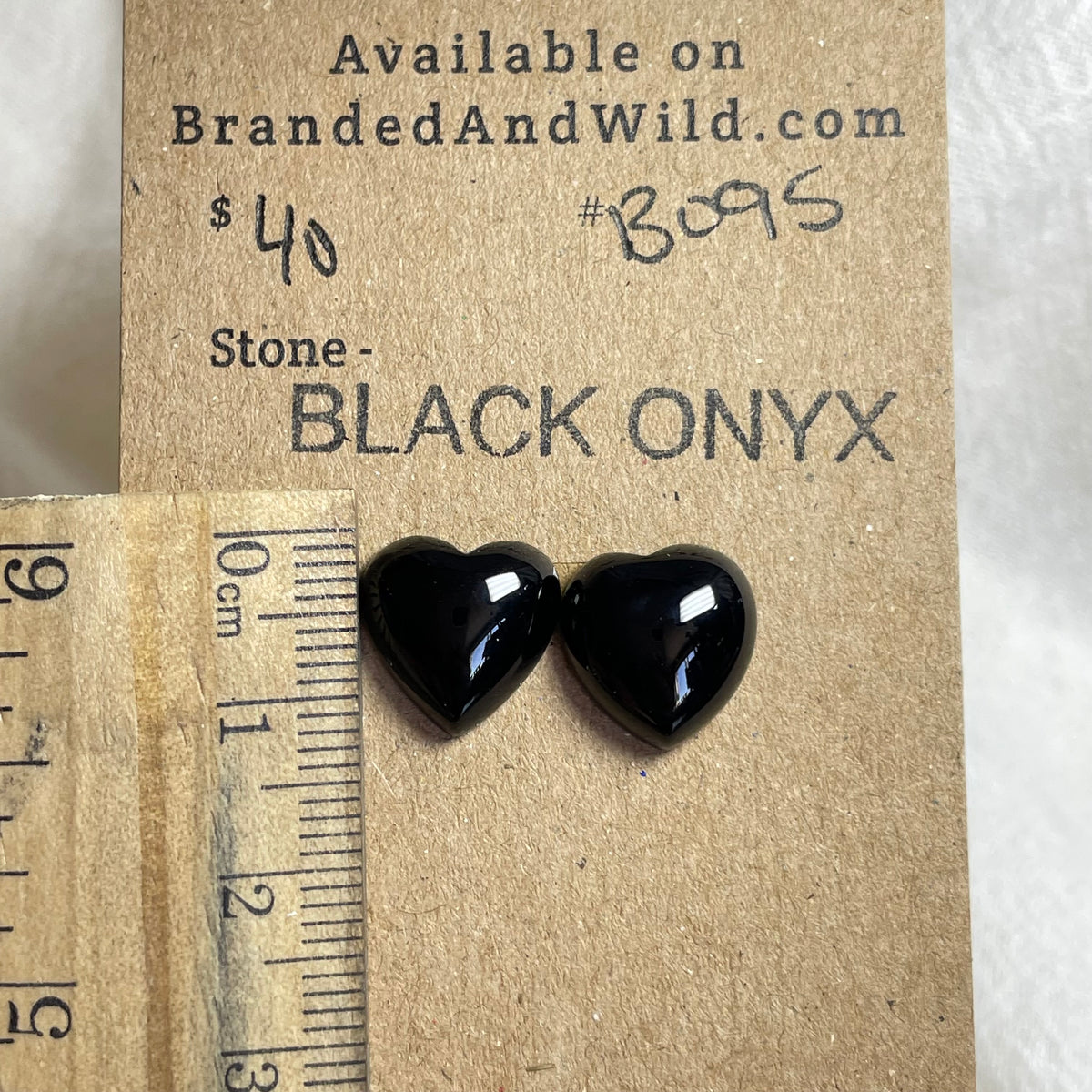 Black Onyx - Cabochon - B095 A4D4AD9F-8087-499B-B7F9-31BFE9FD68DC Brandedandwild.com