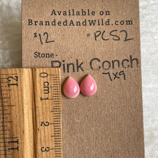 Pink Conch Cabochon - PC52