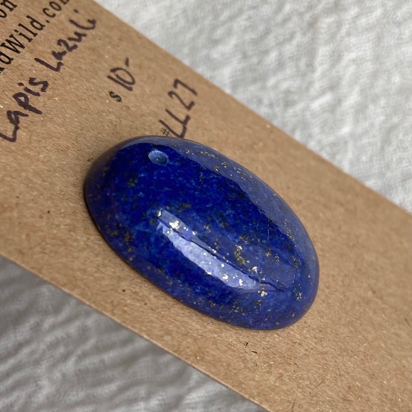 Lapis Lazuli Cabochon -Drilled- LL27