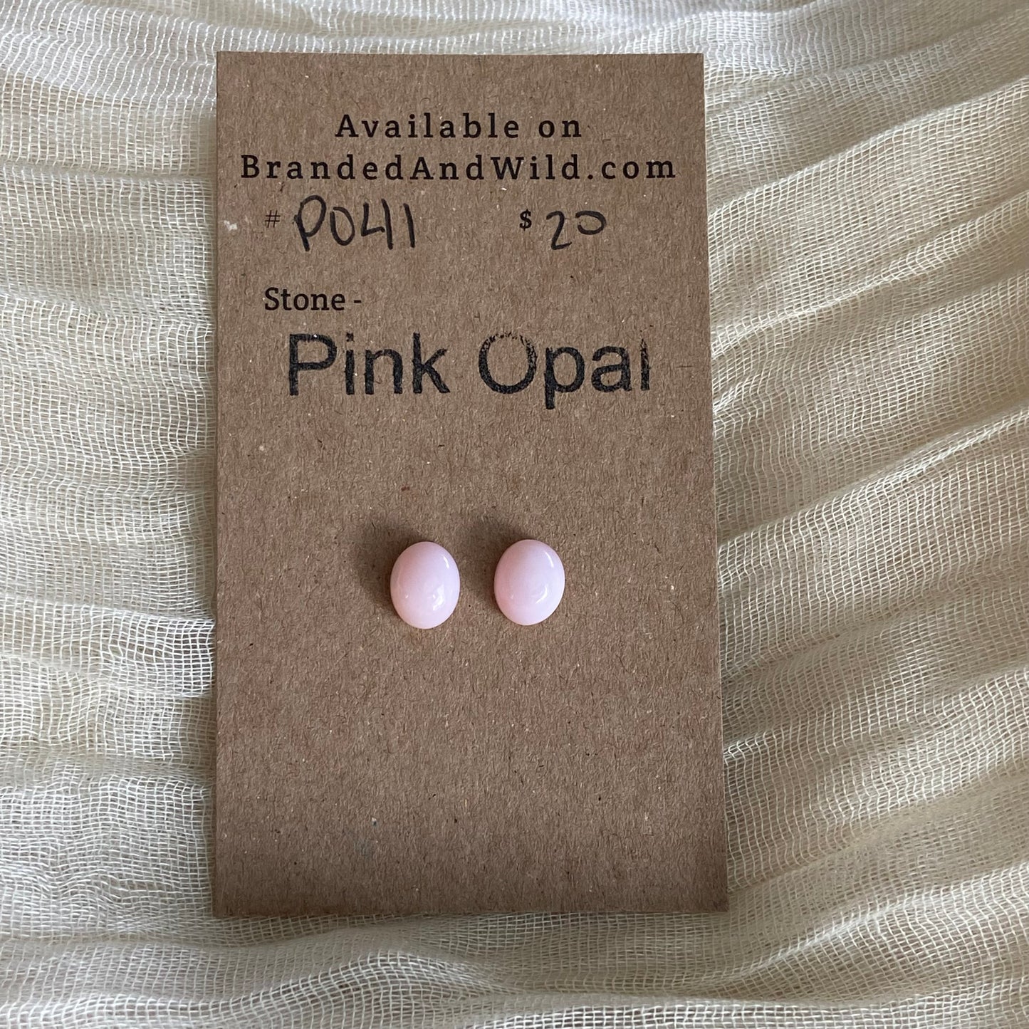 Pink Opal Cabochon - P041