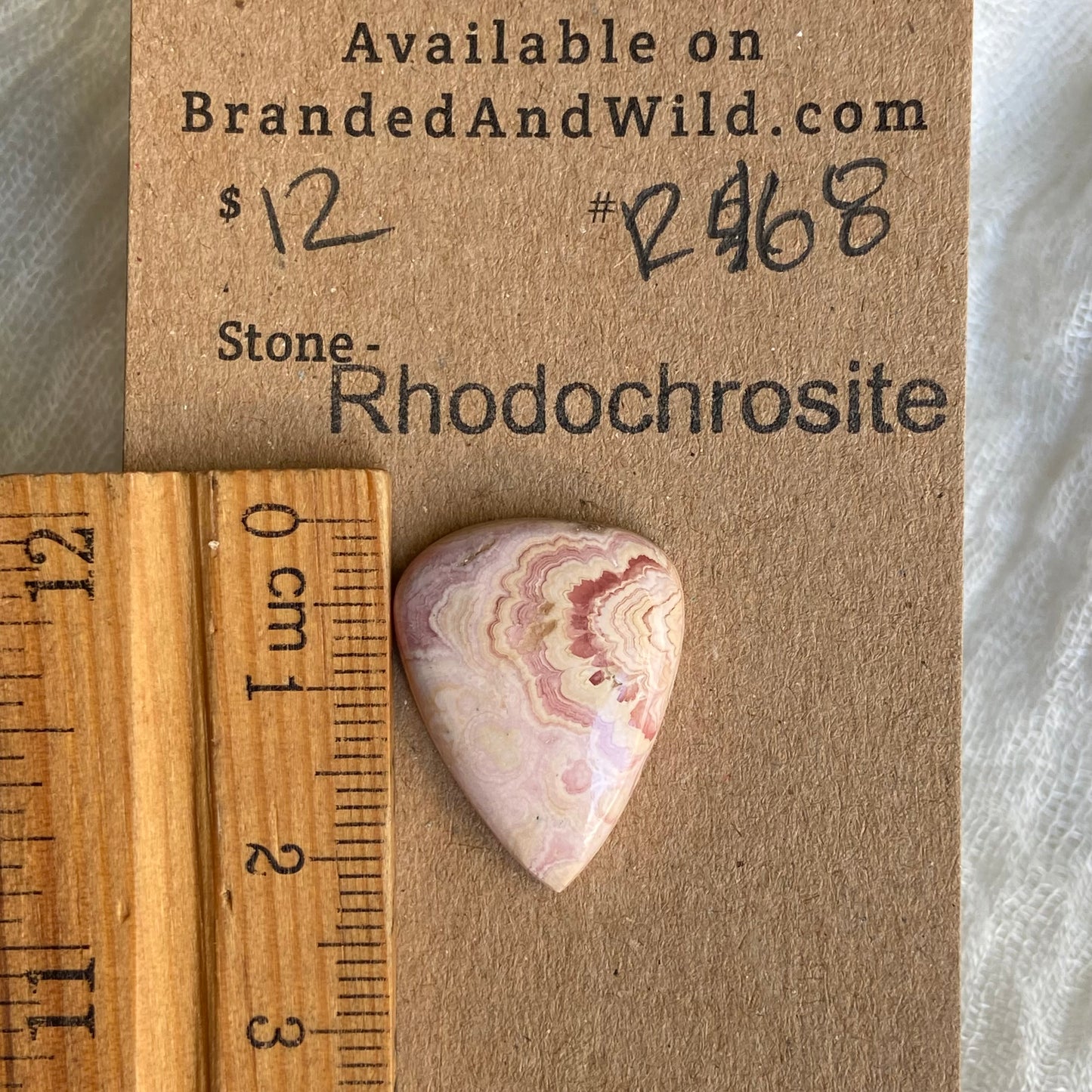 Rhodochrosite Cabochon - R68