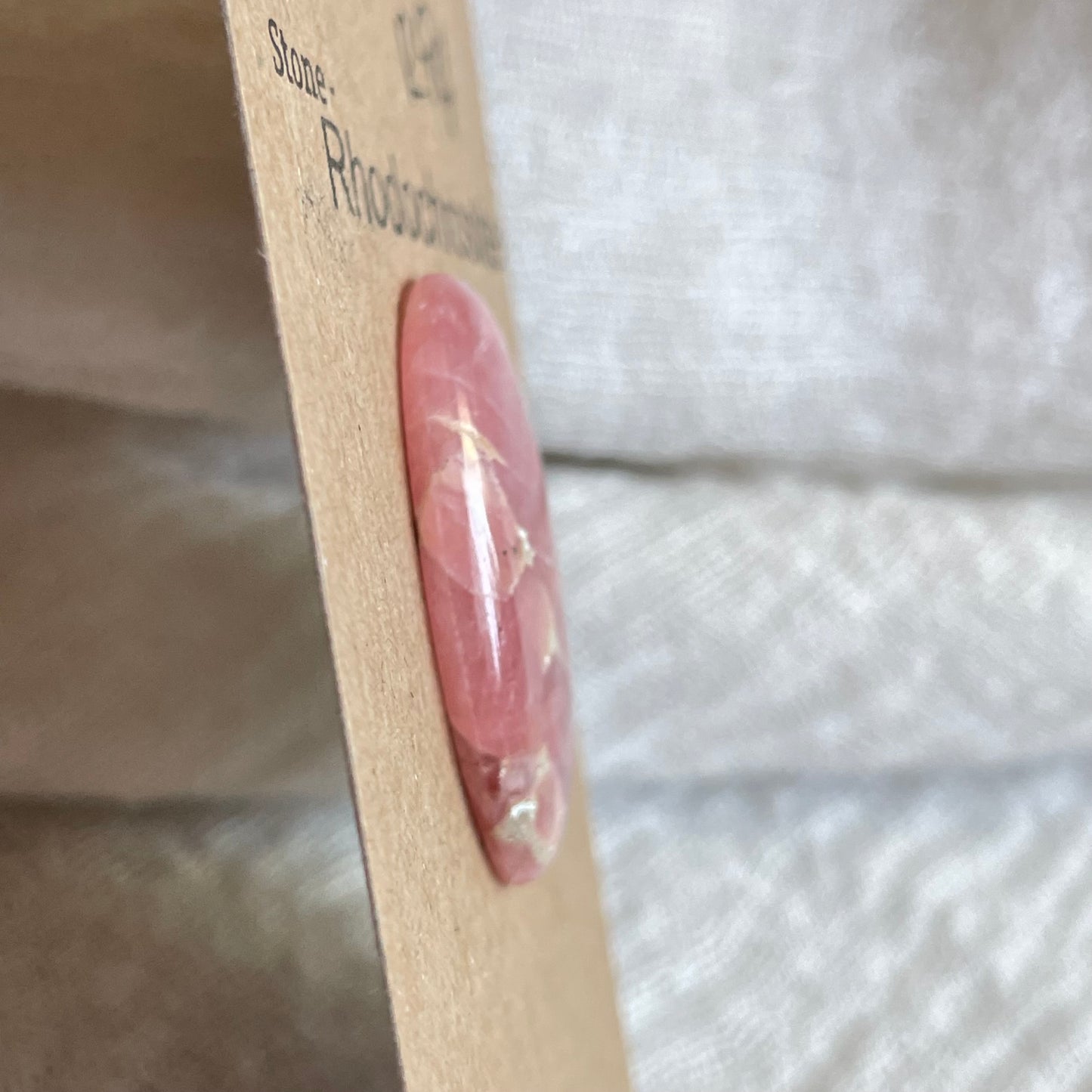 Rhodochrosite Cabochon - R94 A55AA6D7-2F83-4B4E-B726-7E2A556FB6B3 Brandedandwild.com