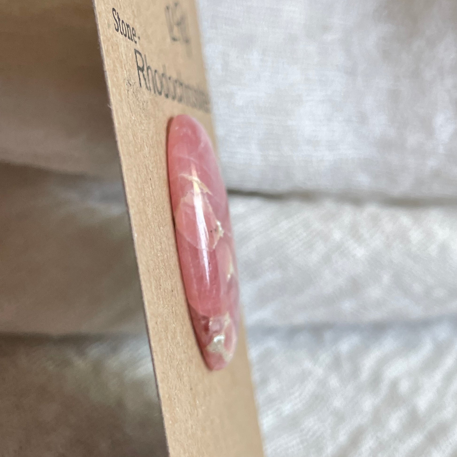 Rhodochrosite Cabochon - R94 A55AA6D7-2F83-4B4E-B726-7E2A556FB6B3 Brandedandwild.com