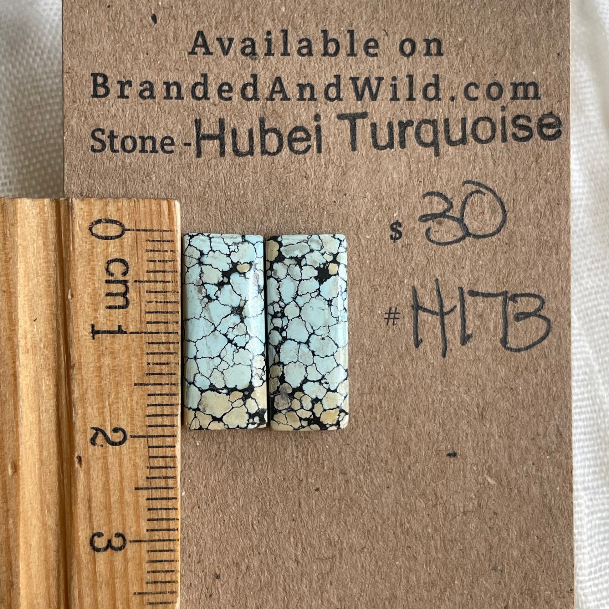 Hubei Turquoise Cabochon - H173 A581D197-4CE7-4E67-A966-9F1937DD633E Brandedandwild.com