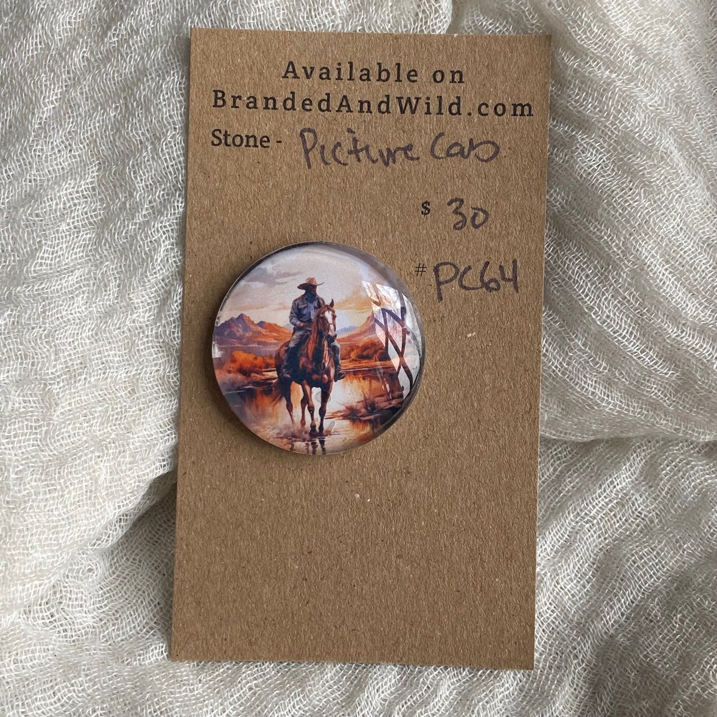 Picture Cabochon - Cabochon - PC64 A5B33AA7-EC79-4CB5-A9FD-9B48D13ADF62 Brandedandwild.com