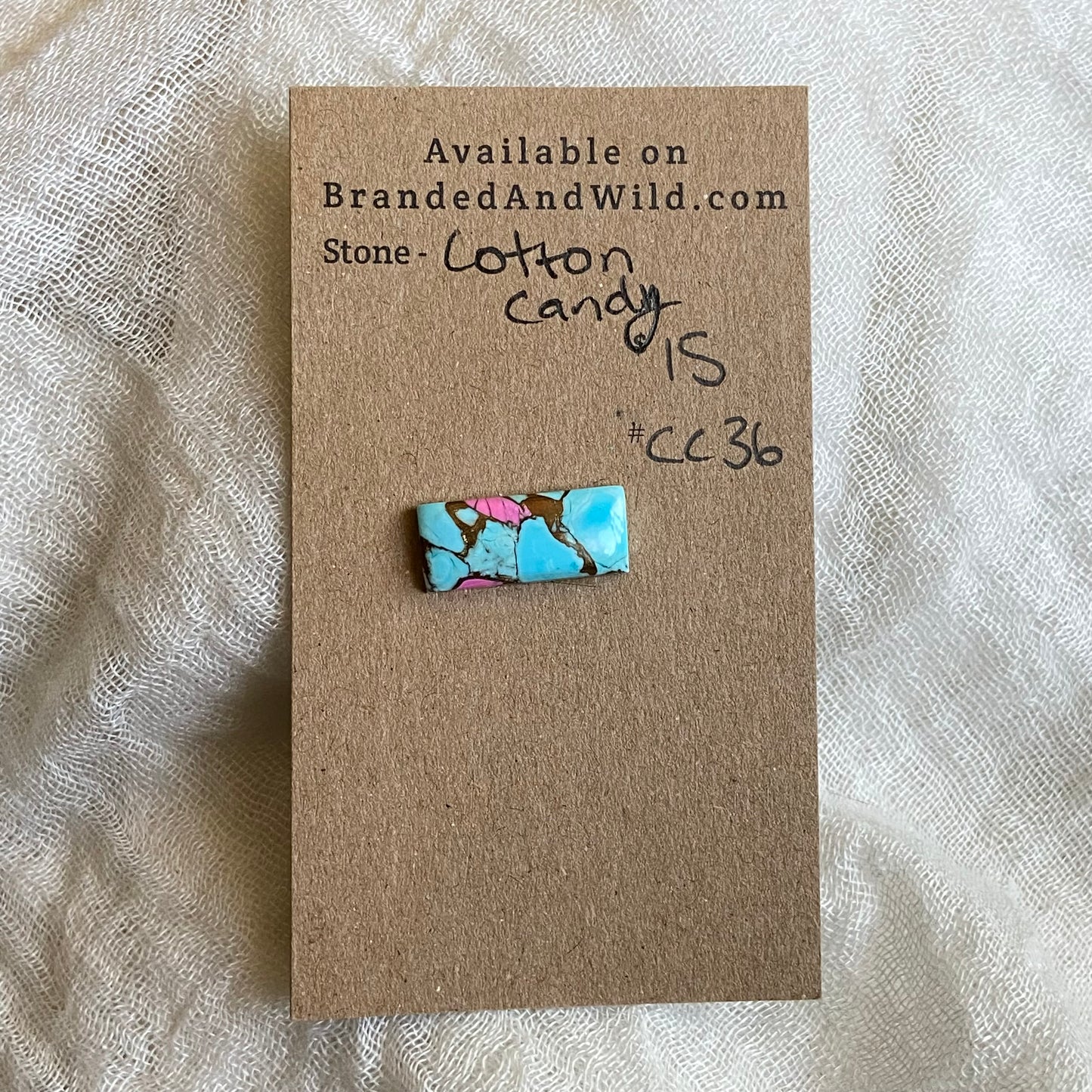 Cotton Candy Cabochon - CC36 A5E0B216-9294-4B0D-97CE-2F1993792D0D Brandedandwild.com