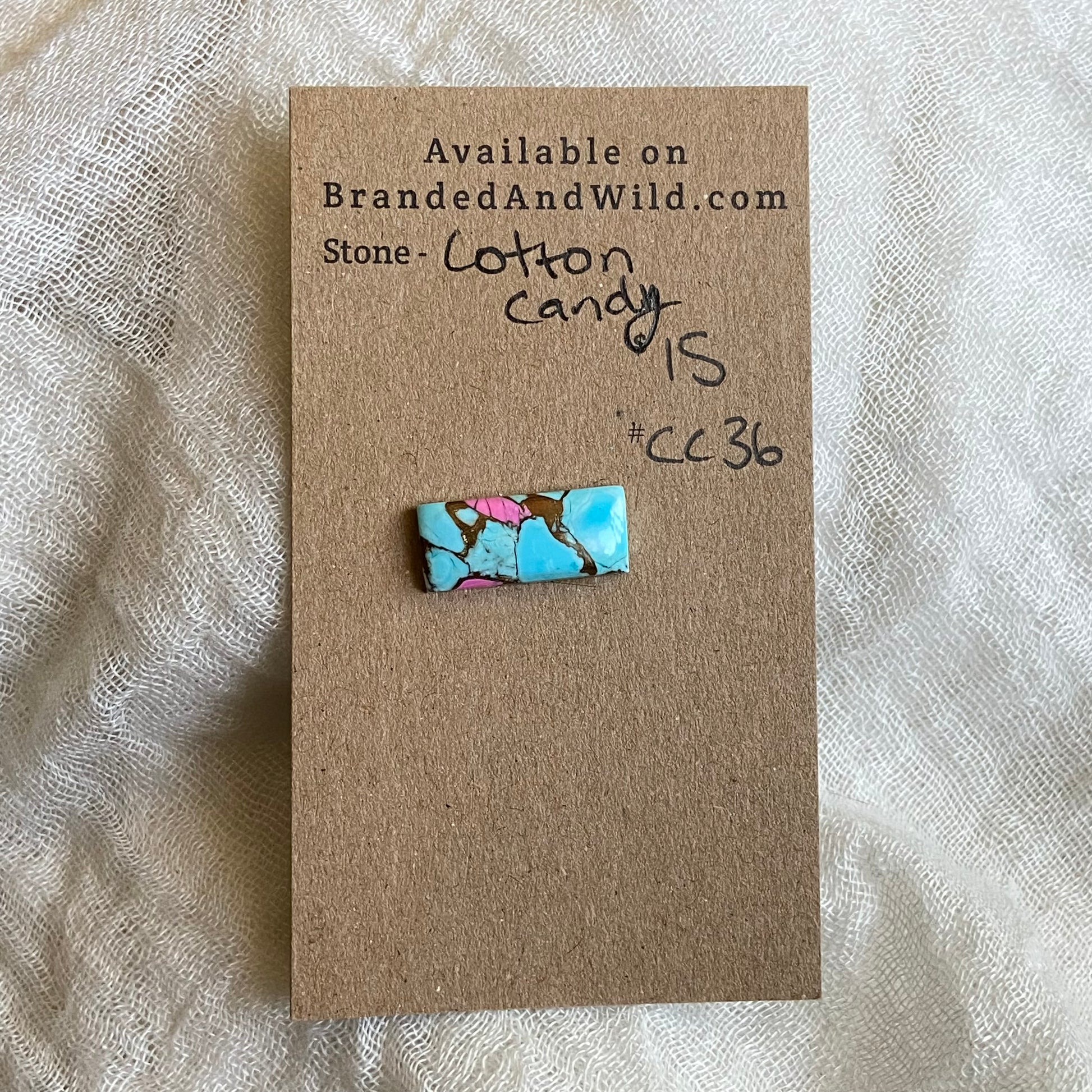 Cotton Candy Cabochon - CC36 A5E0B216-9294-4B0D-97CE-2F1993792D0D Brandedandwild.com