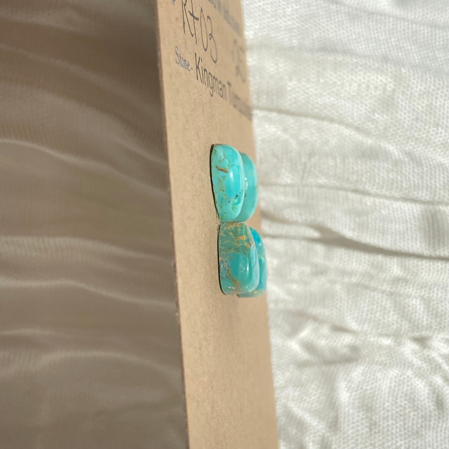 Kingman Turquoise Cabochon - KT03 A5E310F9-83AB-488A-9203-BD936B48B001 Brandedandwild.com