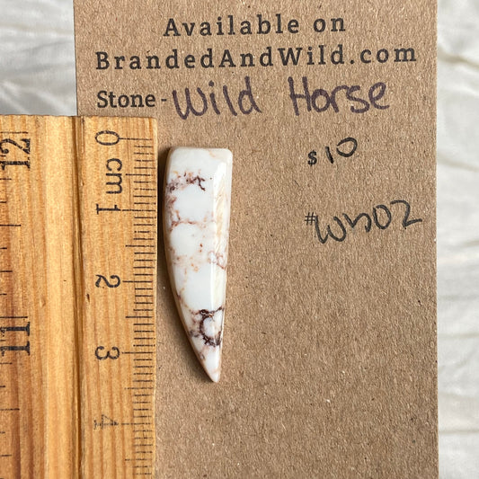 Wild Horse Cabochon - WH02 A602AEC3-29FA-4D95-B3EE-95748551BDAC Brandedandwild.com