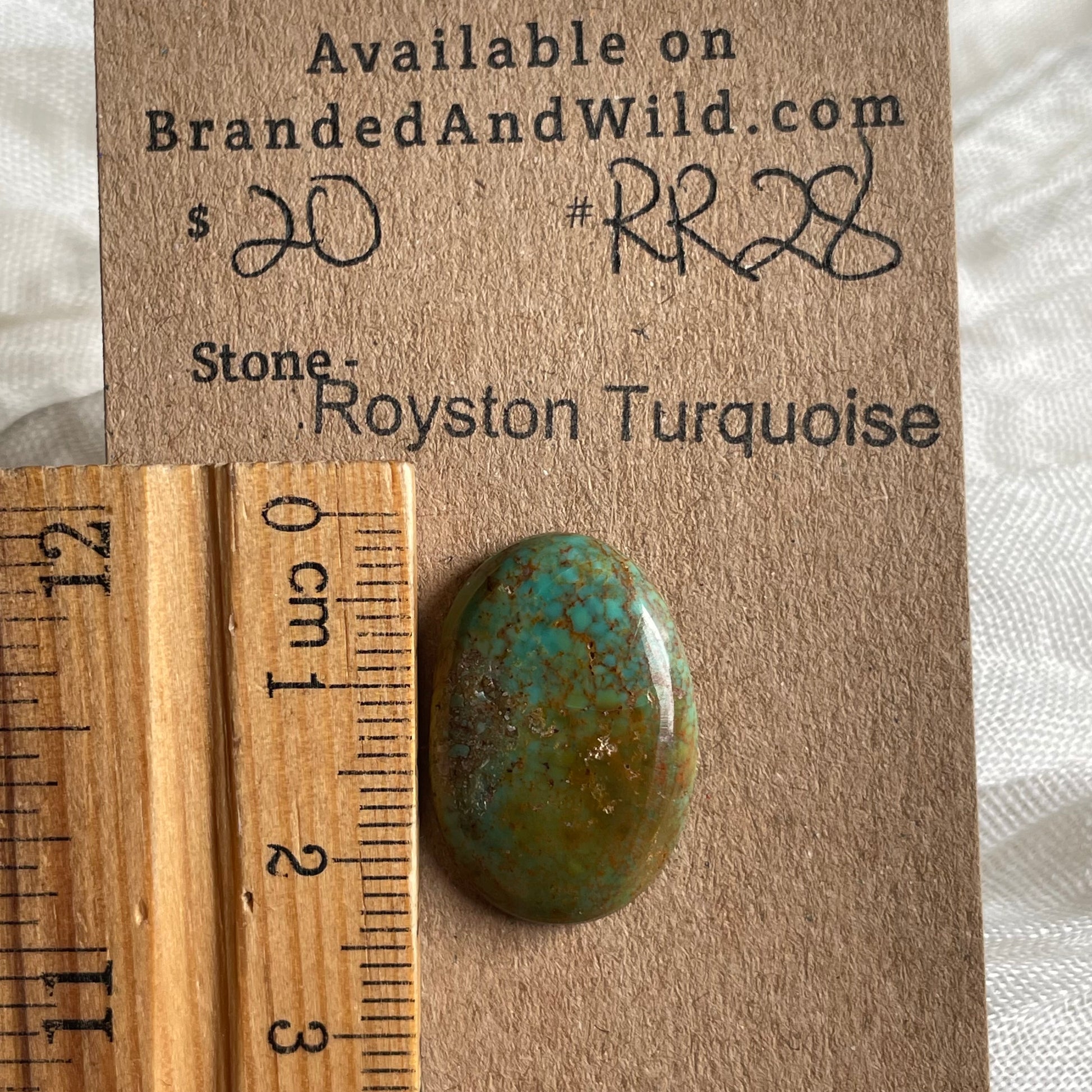 Royston Ribbon Turquoise Cabochon RR28 A628A63D-5642-4514-AE71-34A755C2FBE6 Brandedandwild.com