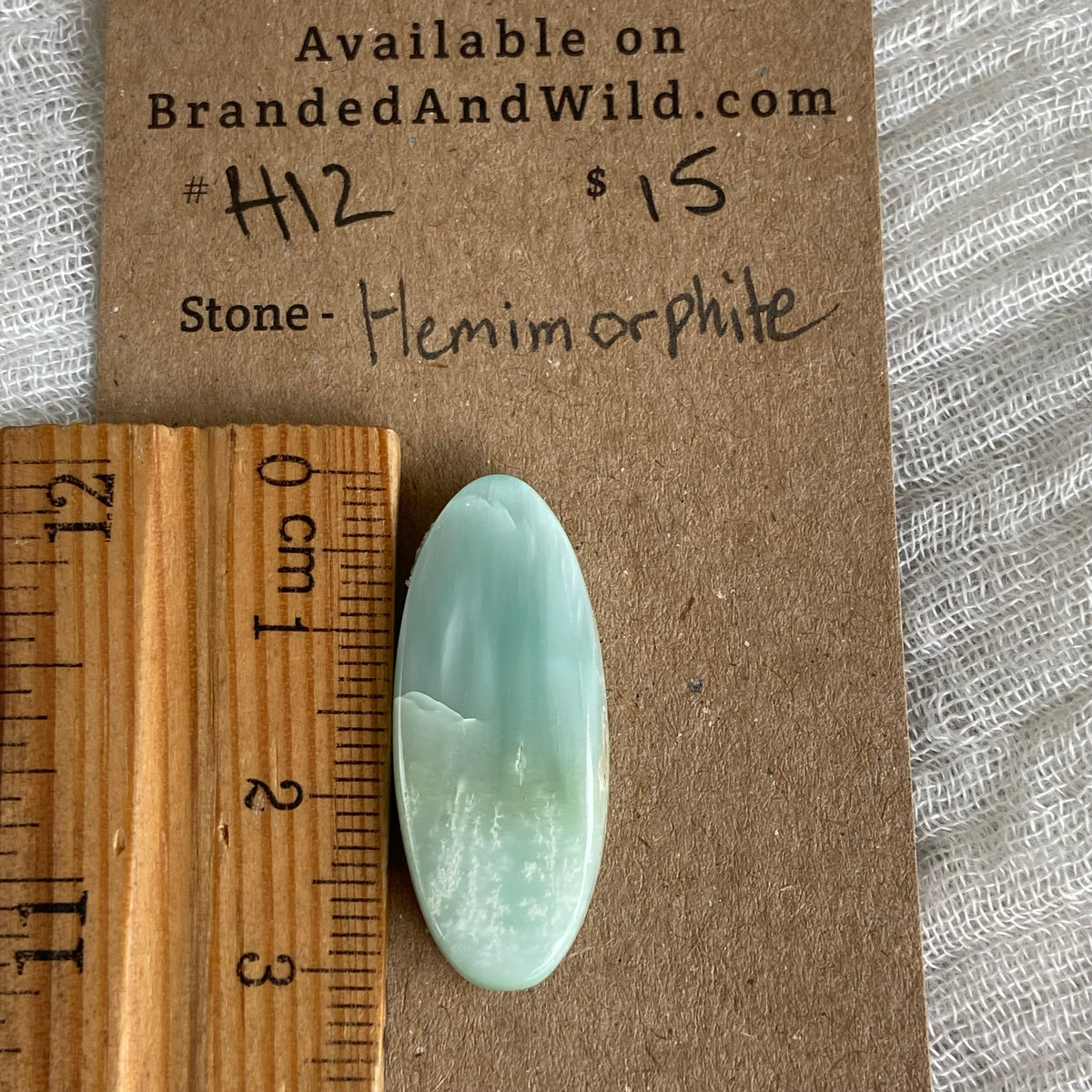Hemimorite Cabochon - H12
