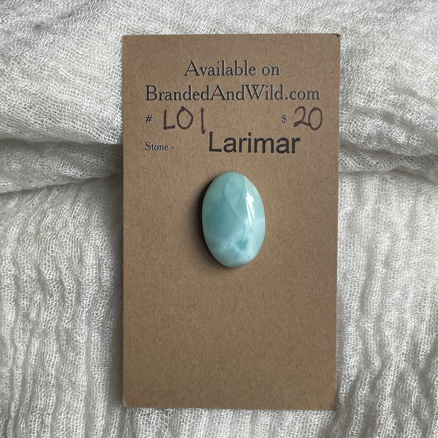 Larimar Cabochon - L01