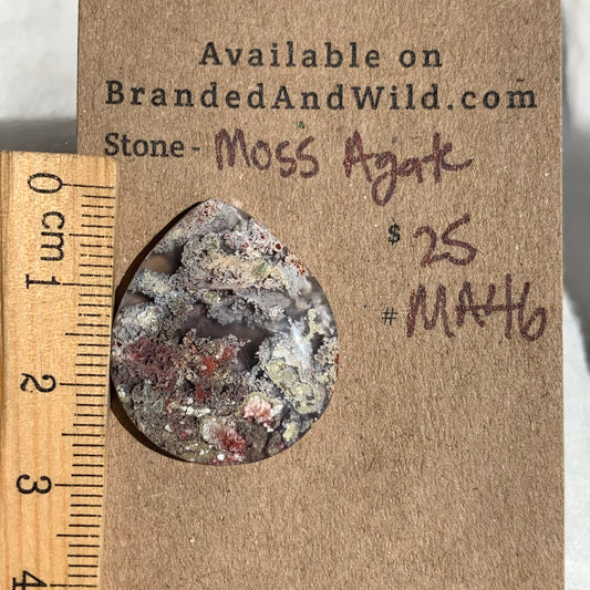 Moss Agate Cabochon- MA46