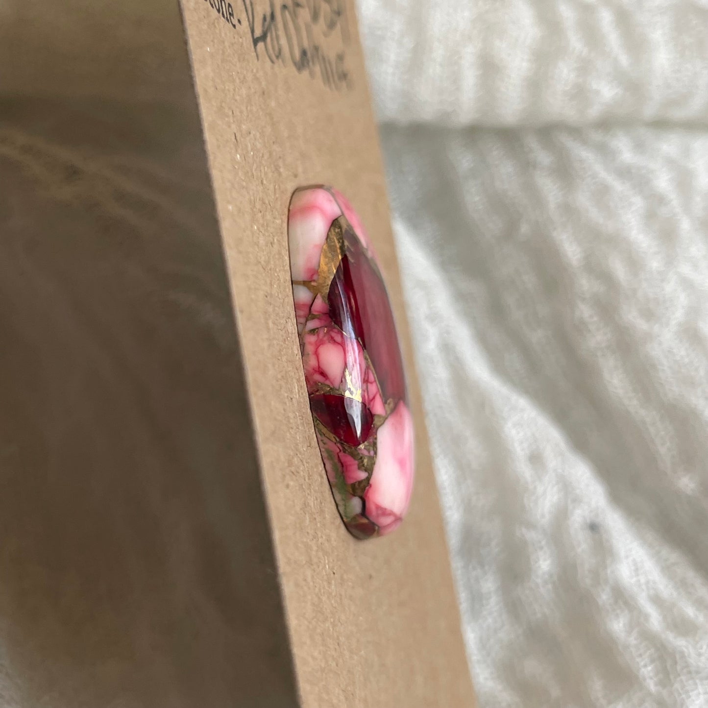 Red Dahlia Cabochon - RD34