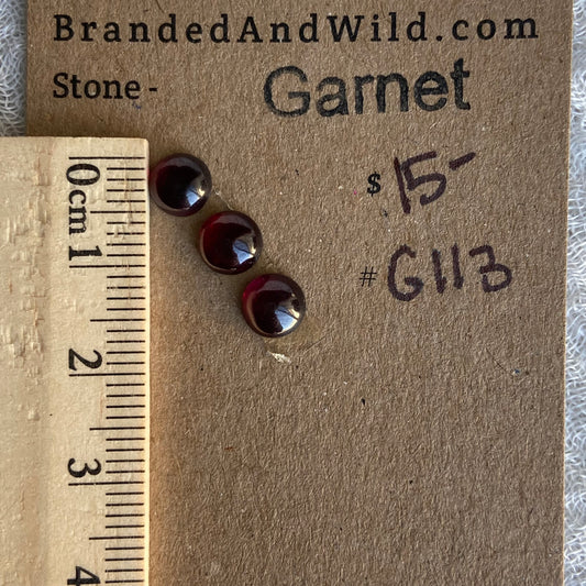 Garnet Cabochon - G113