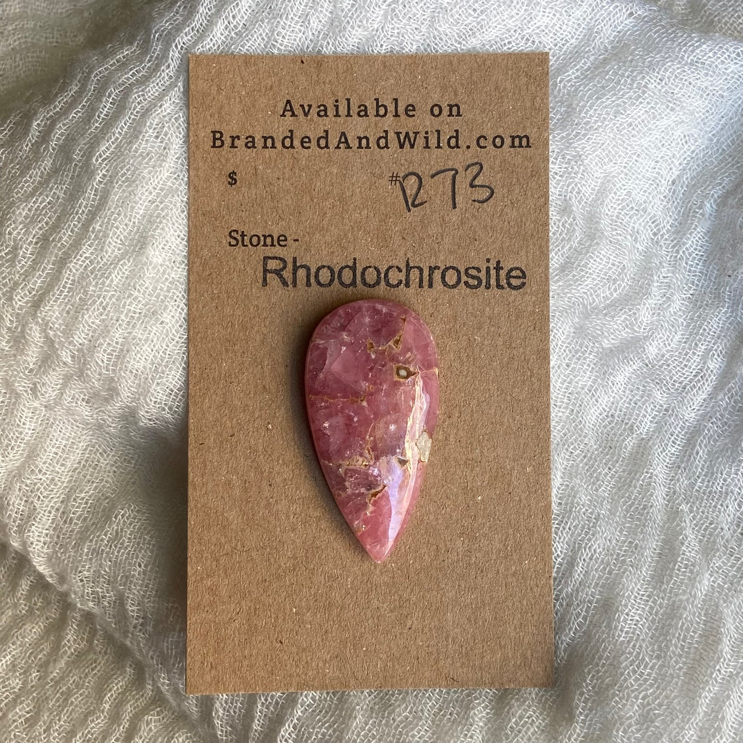 Rhodochrosite Cabochon - R73