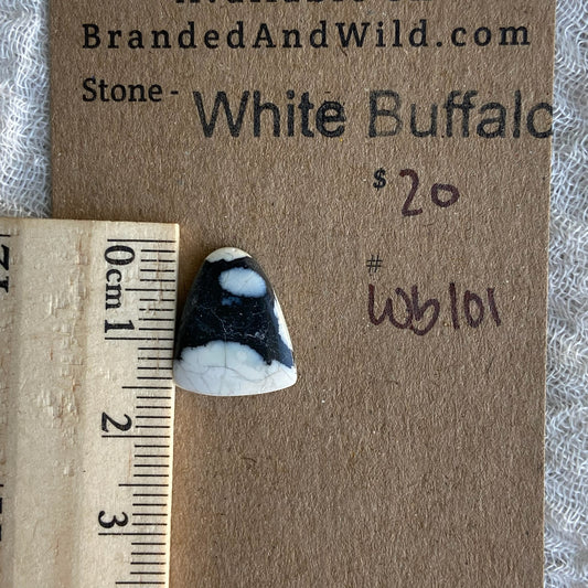 White Buffalo Cabochon - WB101