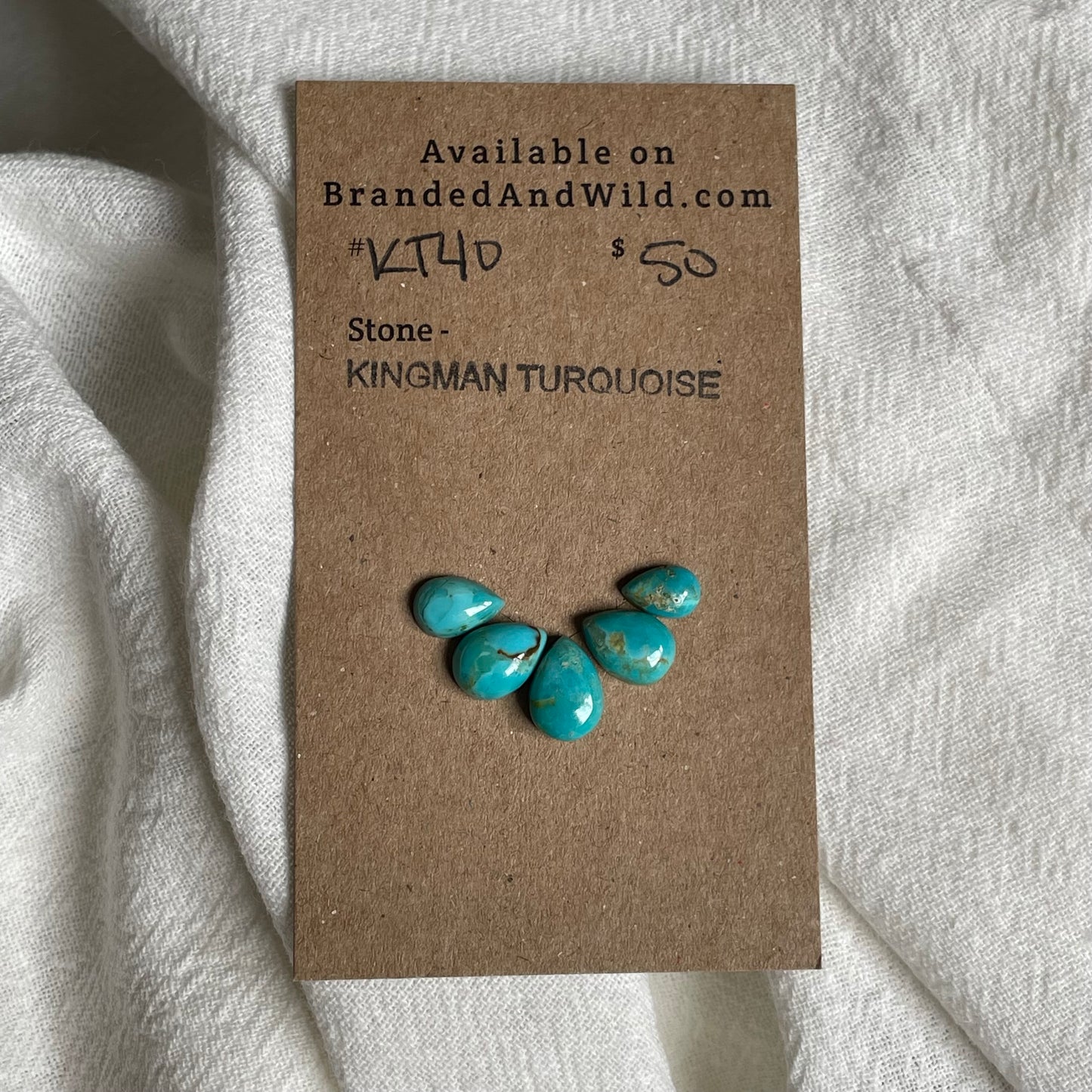 Kingman Turquoise Cabochon - KT40