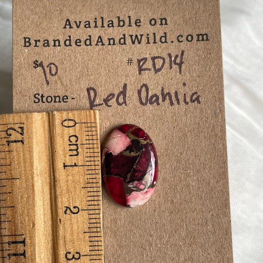 Red Dahlia Cabochon - RD14 A7000B7B-4A69-4042-B5B1-FD0452981405 Brandedandwild.com
