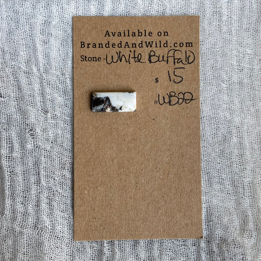 White Buffalo Cabochon - WB22