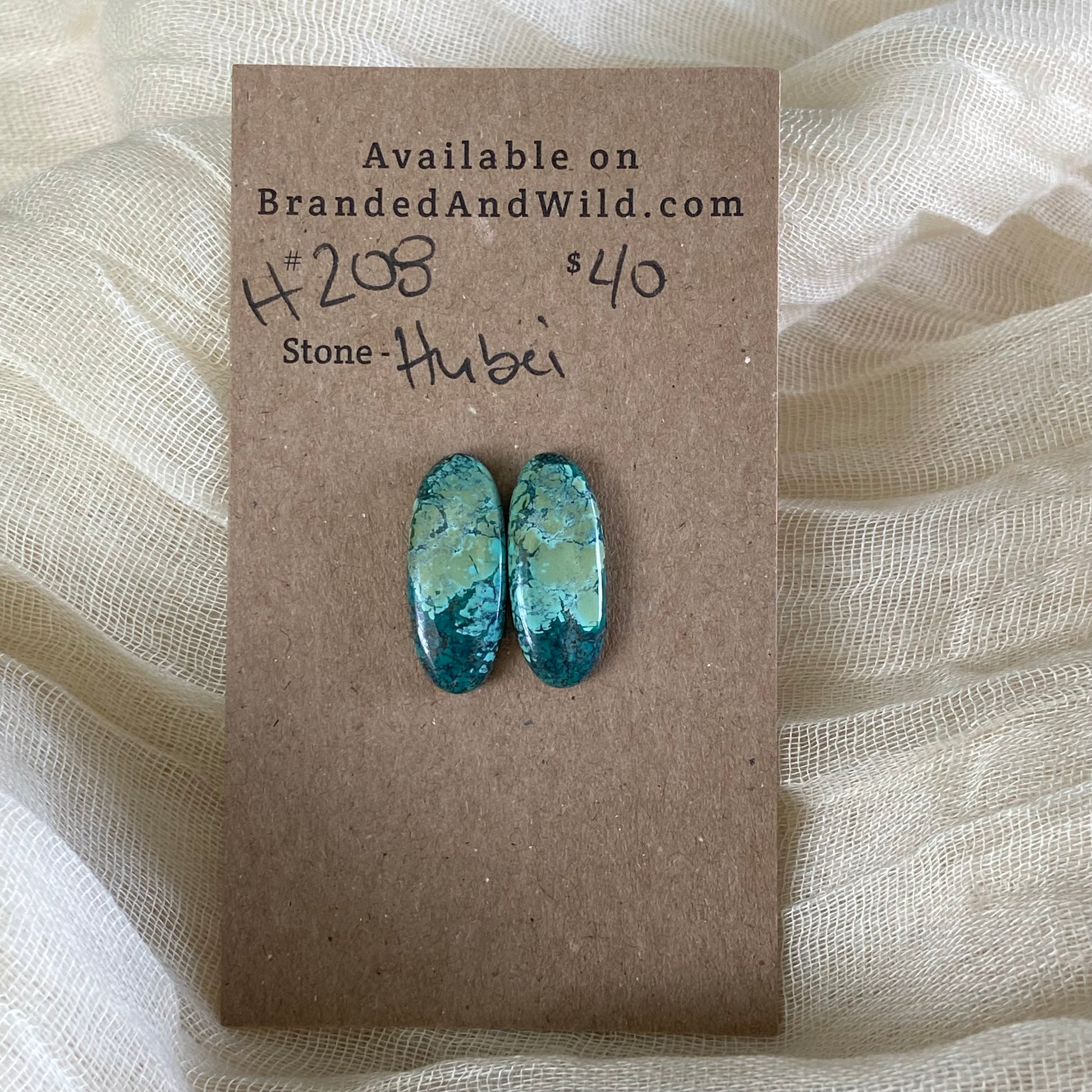 Hubei Turquoise Cabochon - H208 A737AE39-7739-49B0-AB2D-82276A0FDBA8 Brandedandwild.com