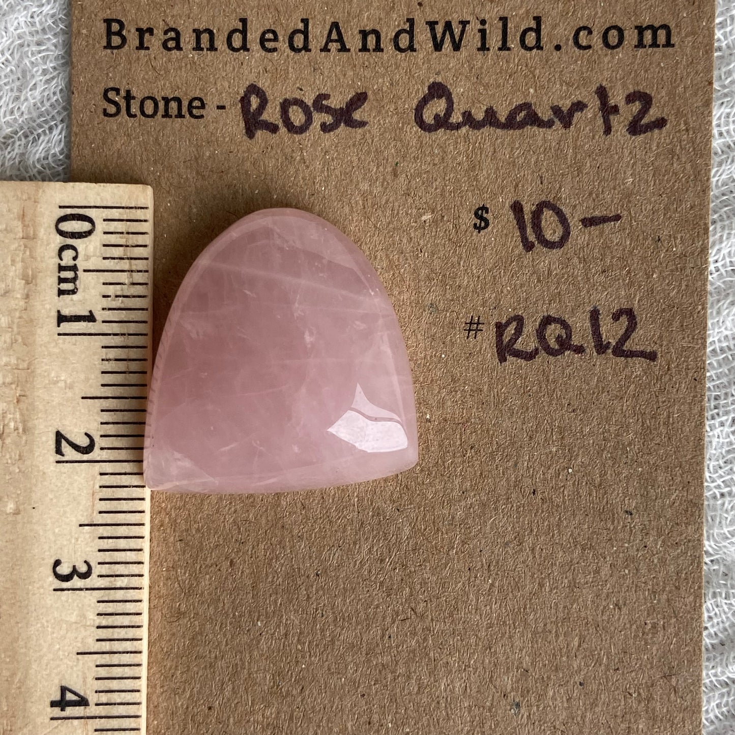 Rose Quartz Cabochon - RQ12