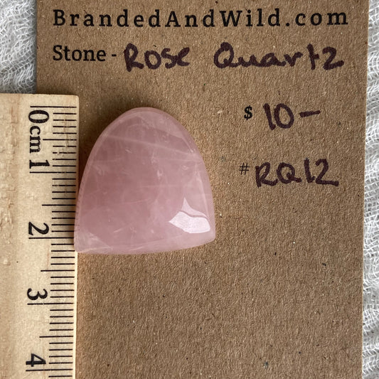 Rose Quartz Cabochon - RQ12