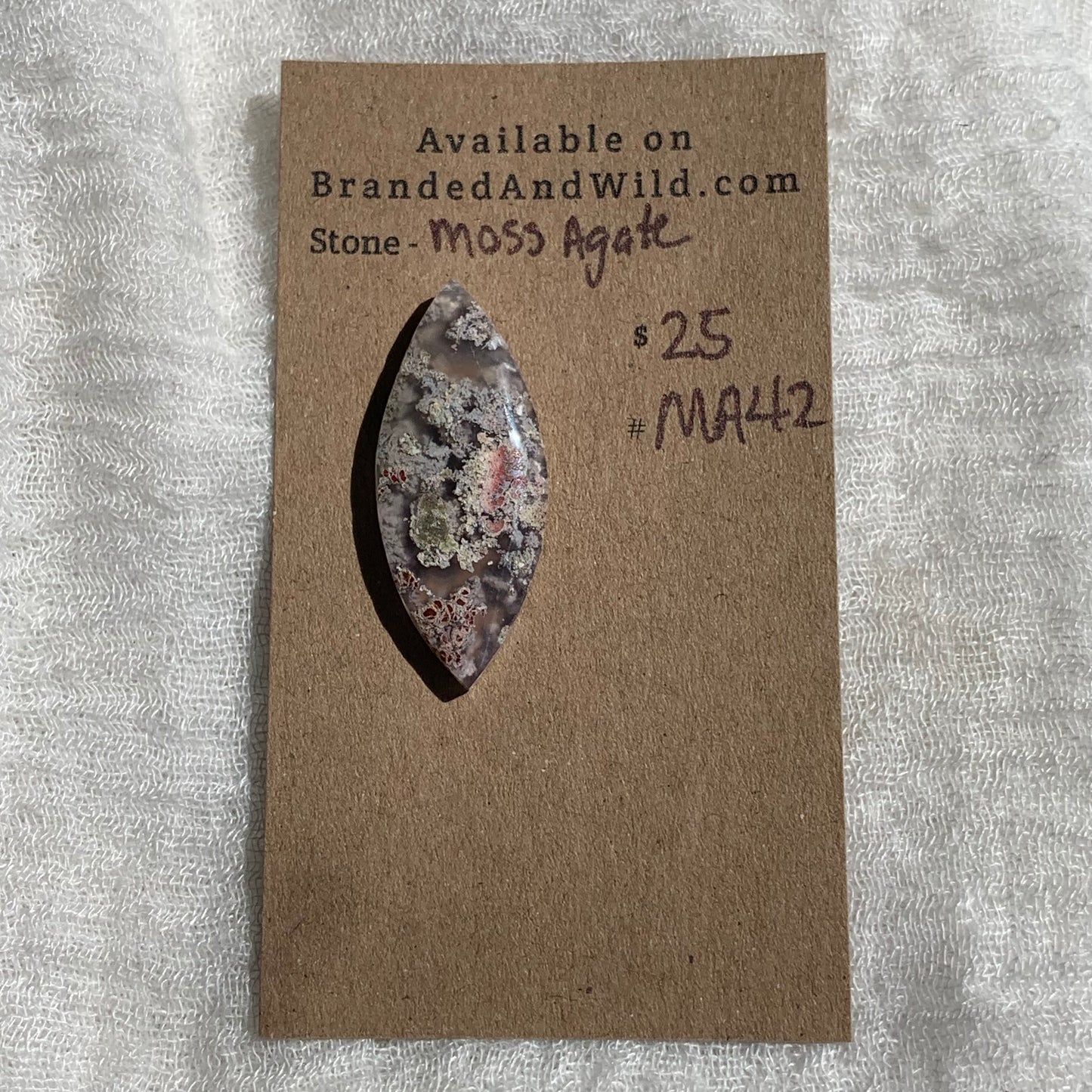 Moss Agate Cabochon- MA42
