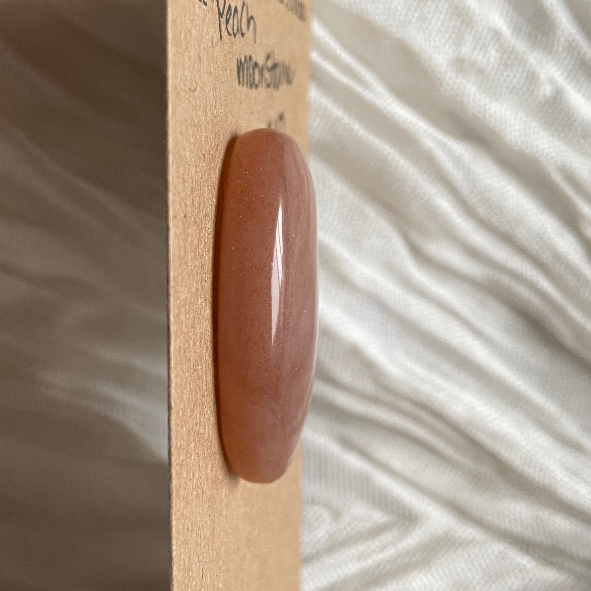 Peach Moonstone Cabochon - M055 A79A9D32-5867-44FA-9A4F-06070846BA06 Brandedandwild.com