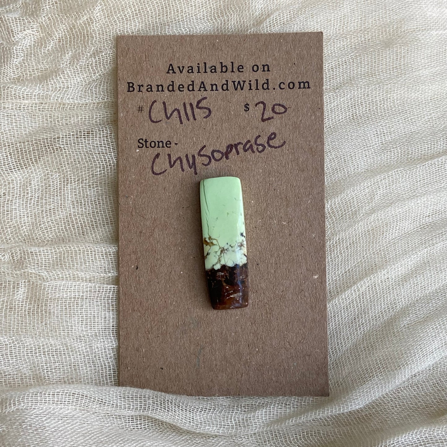 Chrysoprase Cabochon - Ch115