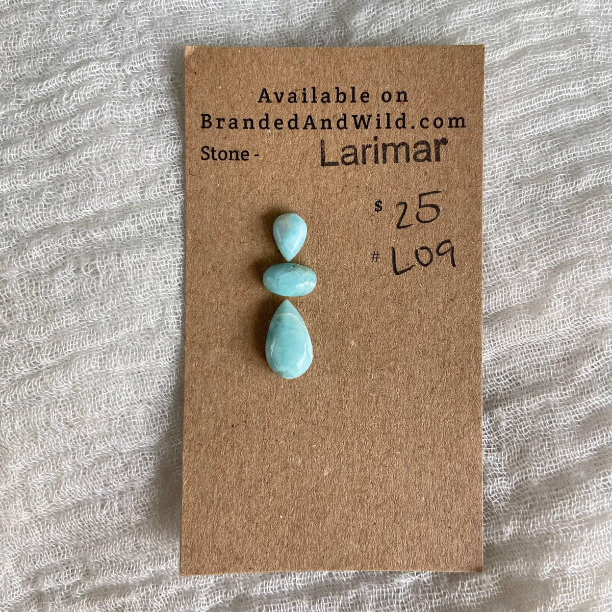 Larimar Cabochon - L09