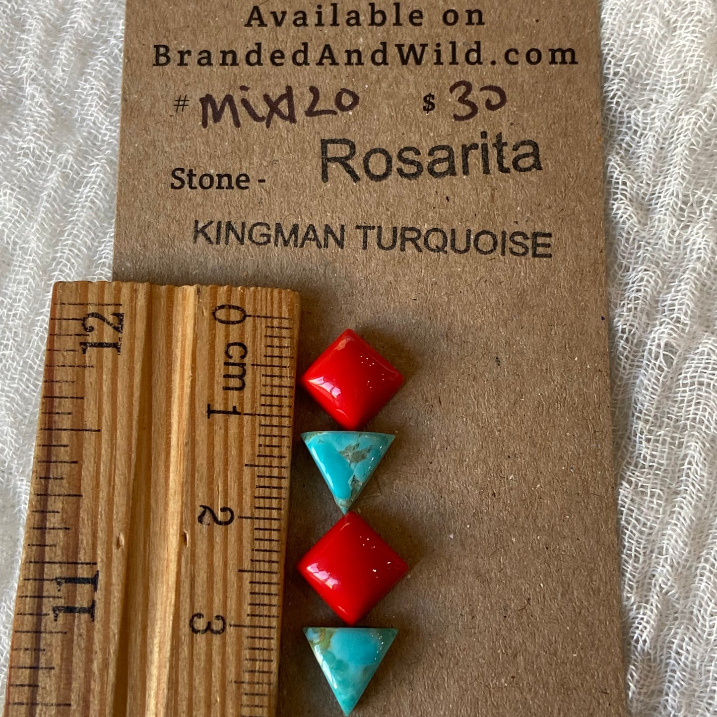 Rosarita / Kingman Cabochon - MIX120