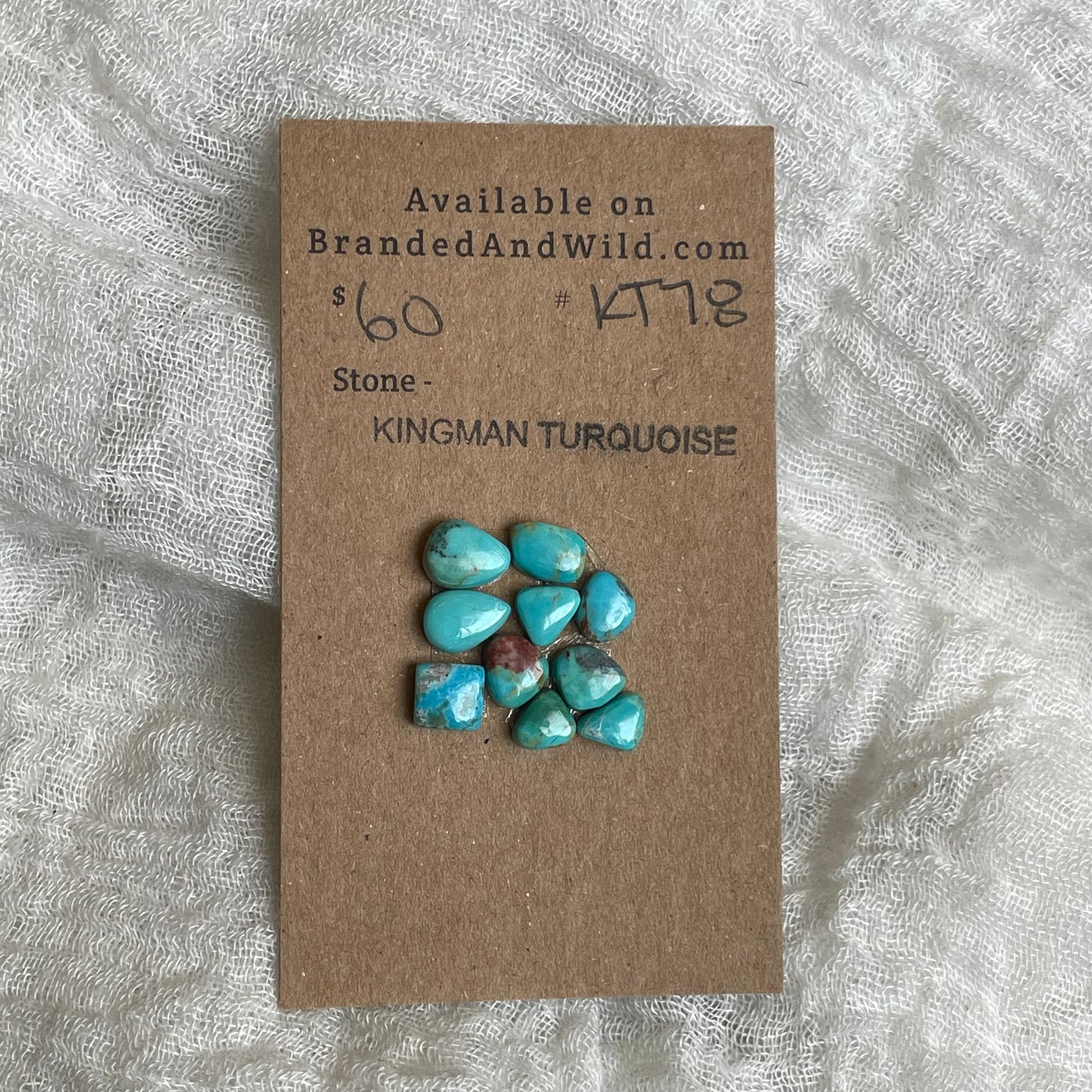 Kingman Turquoise Cabochon - KT78