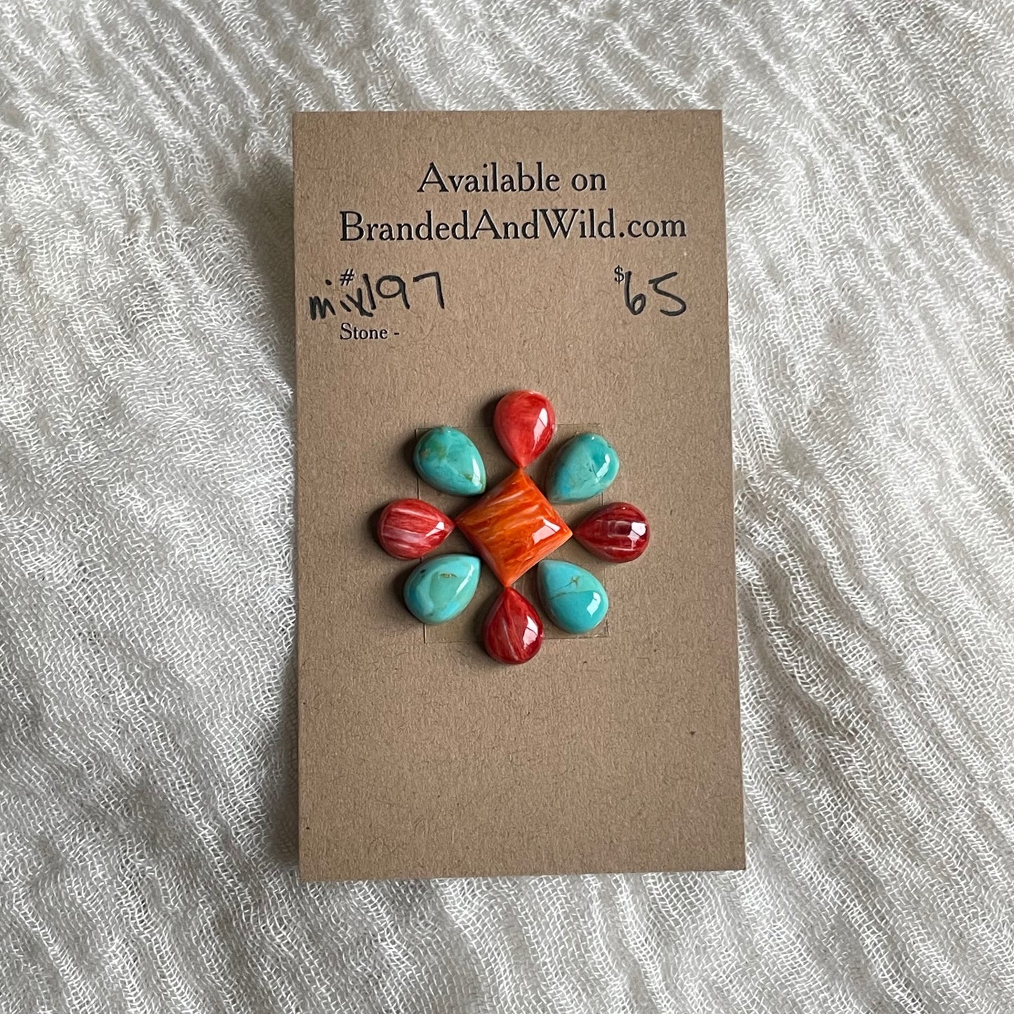 Kingman Mix Cabochon - MIX197 A7D9D976-8970-4448-9531-3F4D57A5331D Brandedandwild.com