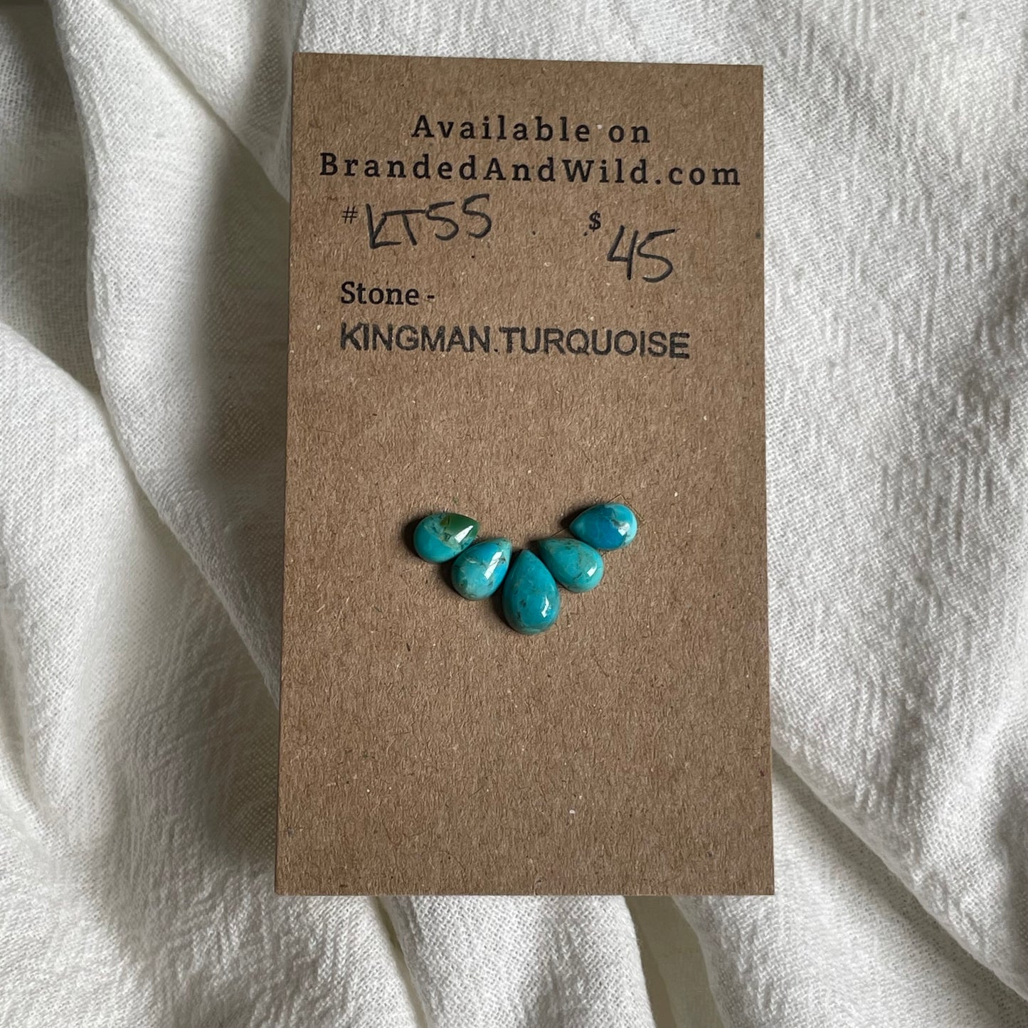 Kingman Turquoise Cabochon - KT55