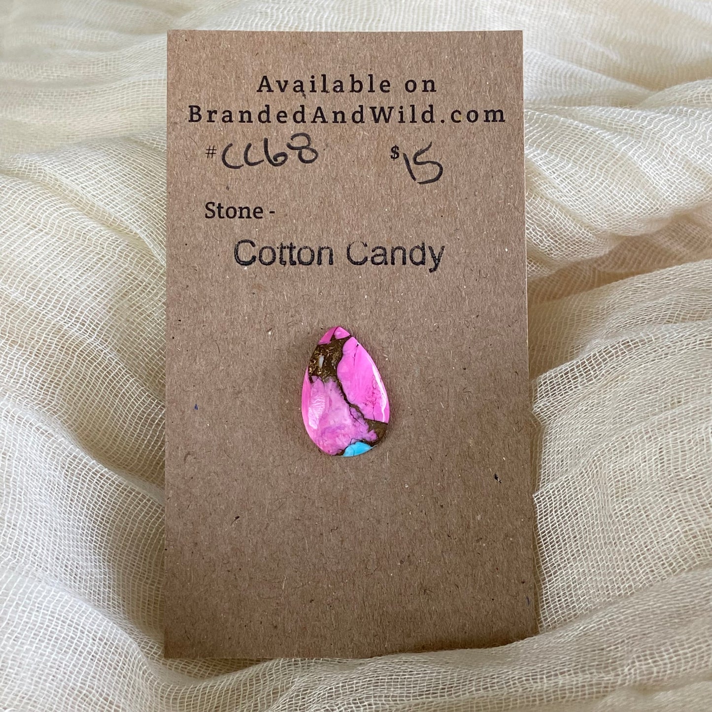 Cotton Candy Cabochon - CC68 A7ED6CB1-10AC-4541-90BF-CECC96E3BCB3 Brandedandwild.com