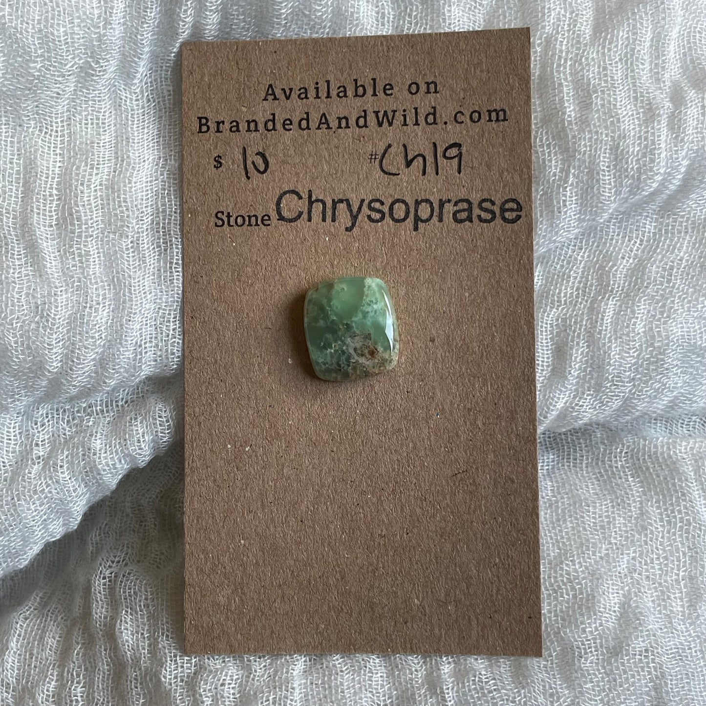 Chrysoprase Cabochon - Ch19