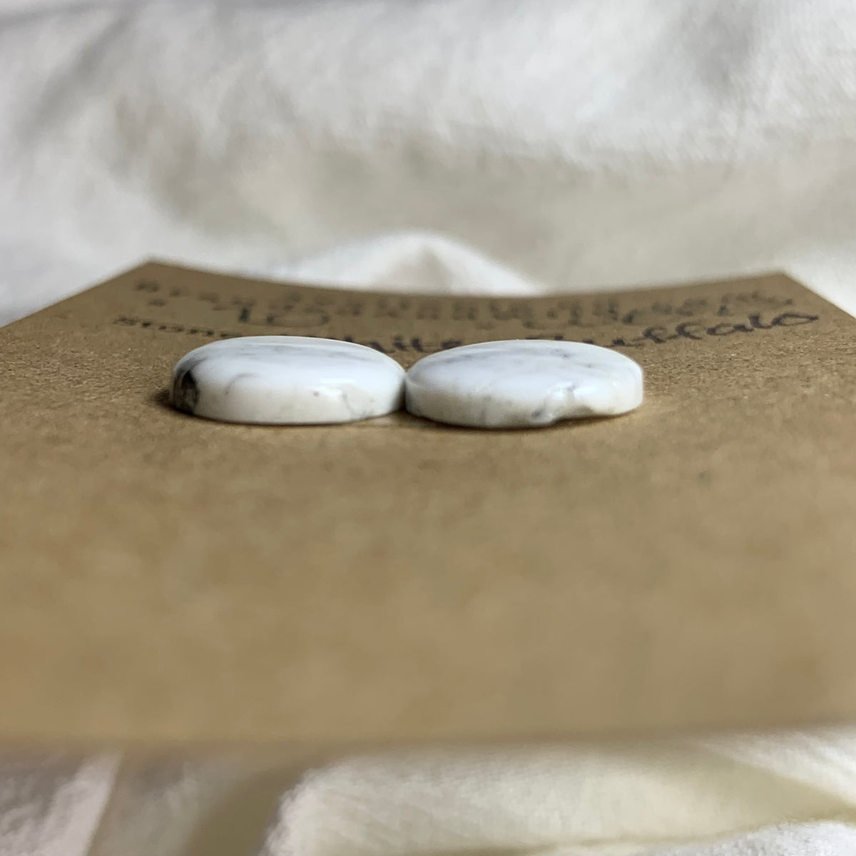 White Buffalo Cabochon - WB93 A7FB59C0-9FF9-4F78-86E4-4DC98EA1E28F Brandedandwild.com
