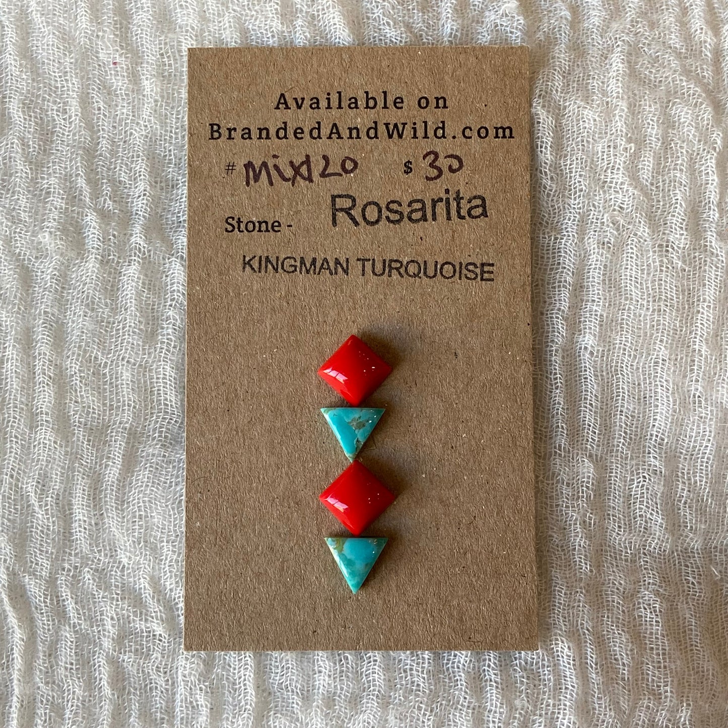 Rosarita / Kingman Cabochon - MIX120