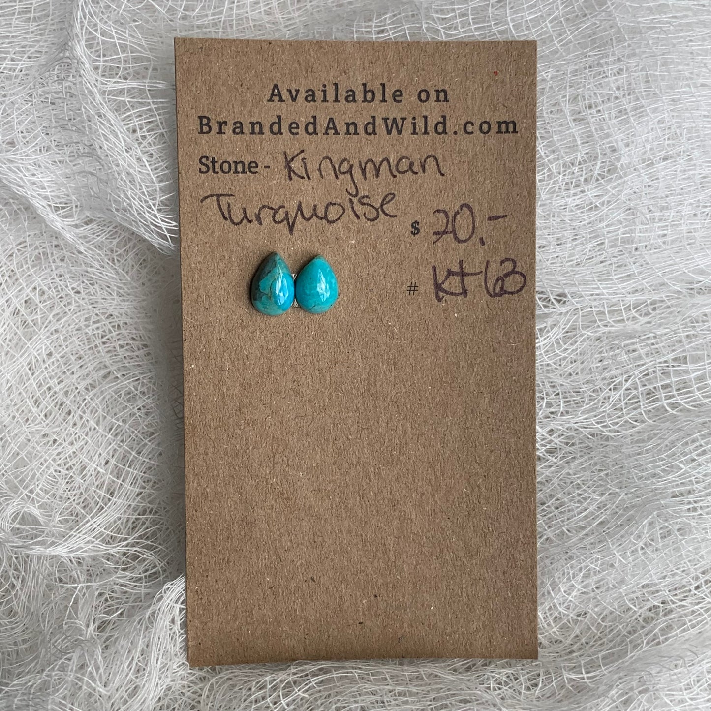 Kingman Turquoise (composite) Cabochon - KT63