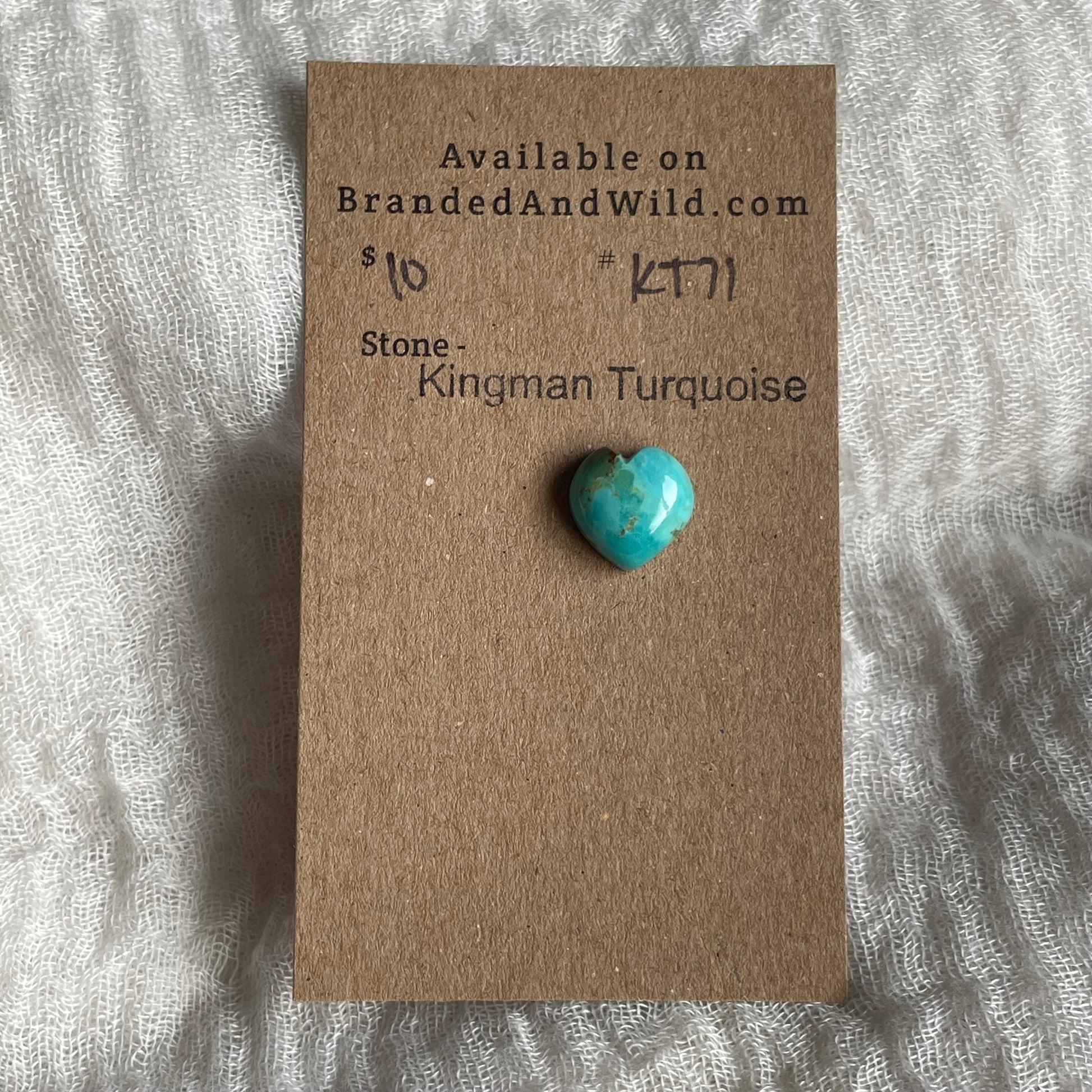 Kingman Turquoise Cabochon - KT71 A82AAD40-B7A0-4E4A-81B4-697C341C301F Brandedandwild.com